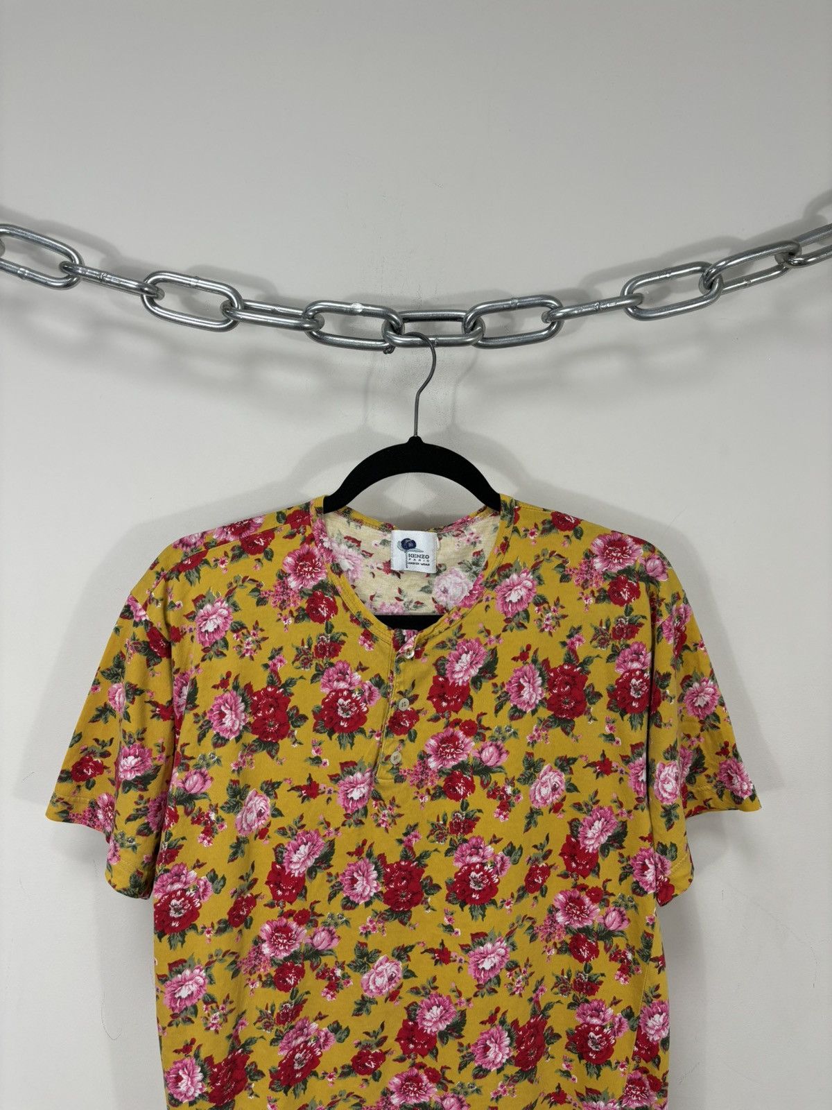 Kenzo Vintage Kenzo 90s Women’s Floral Under Wear T-Shirt Tee Size M / US 6-8 / IT 42-44 - 2 Thumbnail