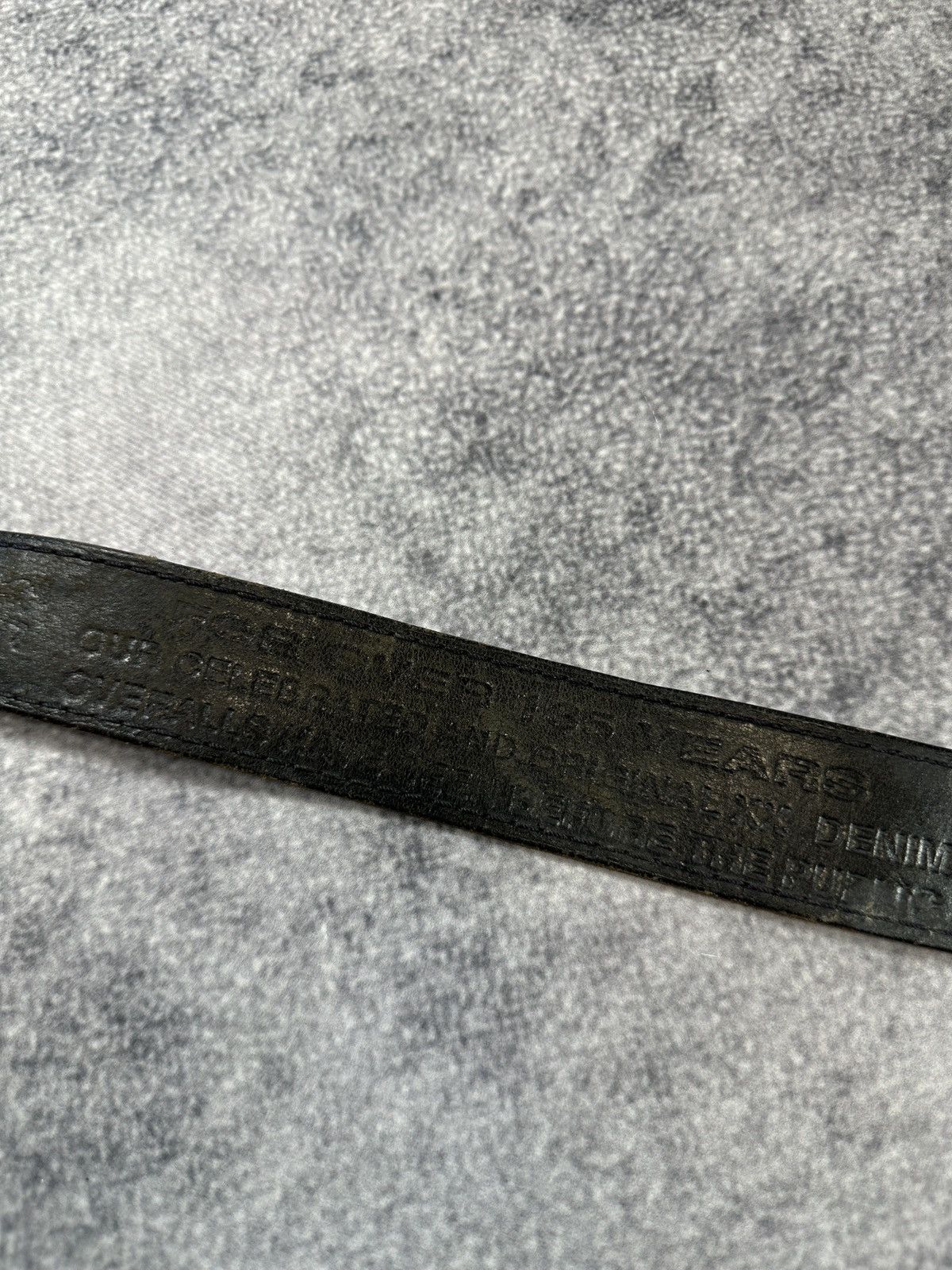 Levi's Y2K Vintage Levi’s 501 Logo Belts Streetwear Leather USA Size ONE SIZE - 5 Thumbnail