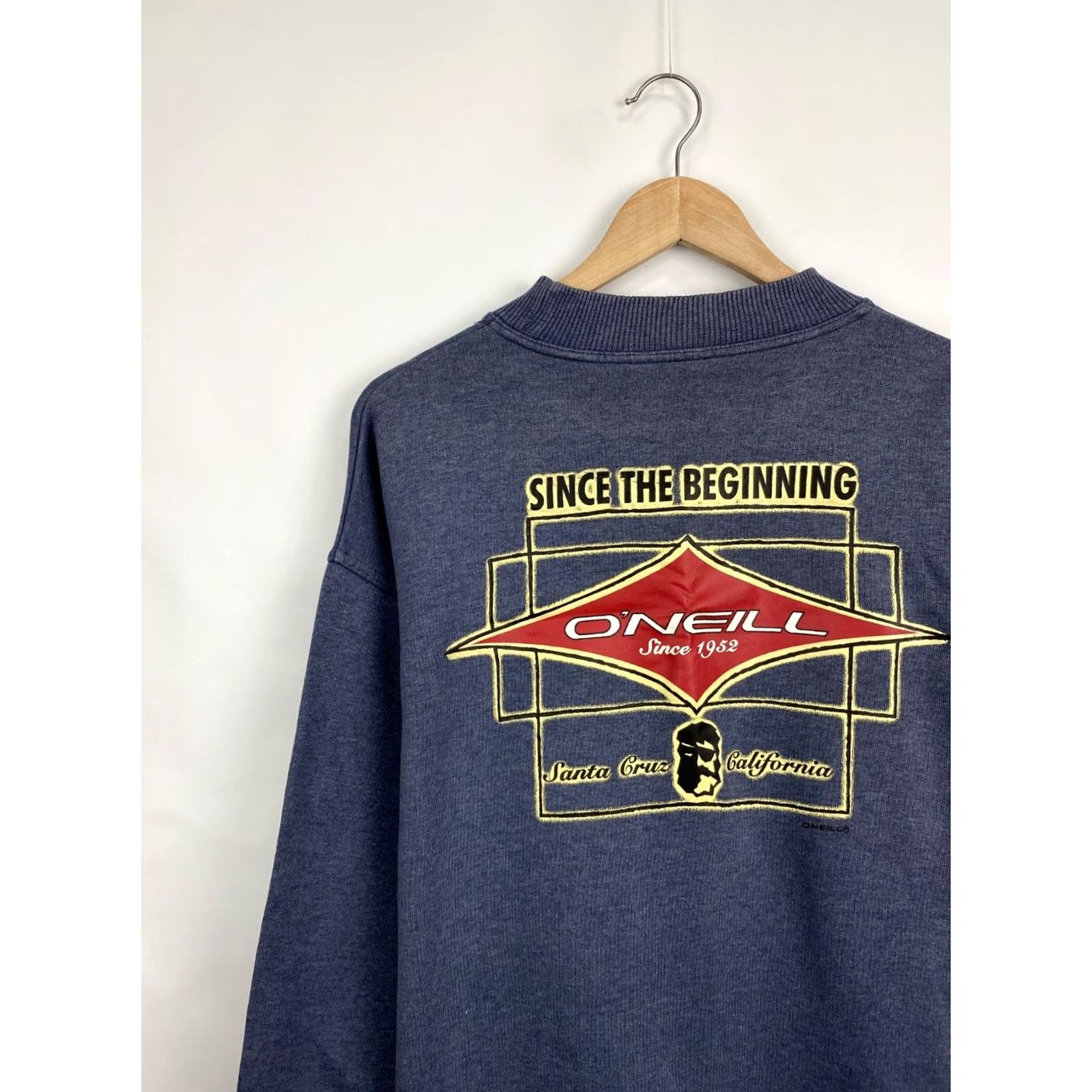 O'Neill VINTAGE O’Neill Santa Cruz Sweatshirt Logo Sweatshirt M/L Blue 90s Pullover Mens Hoodie OverSize Girls Boys Size US M / EU 48-50 / 2 - 4 Thumbnail