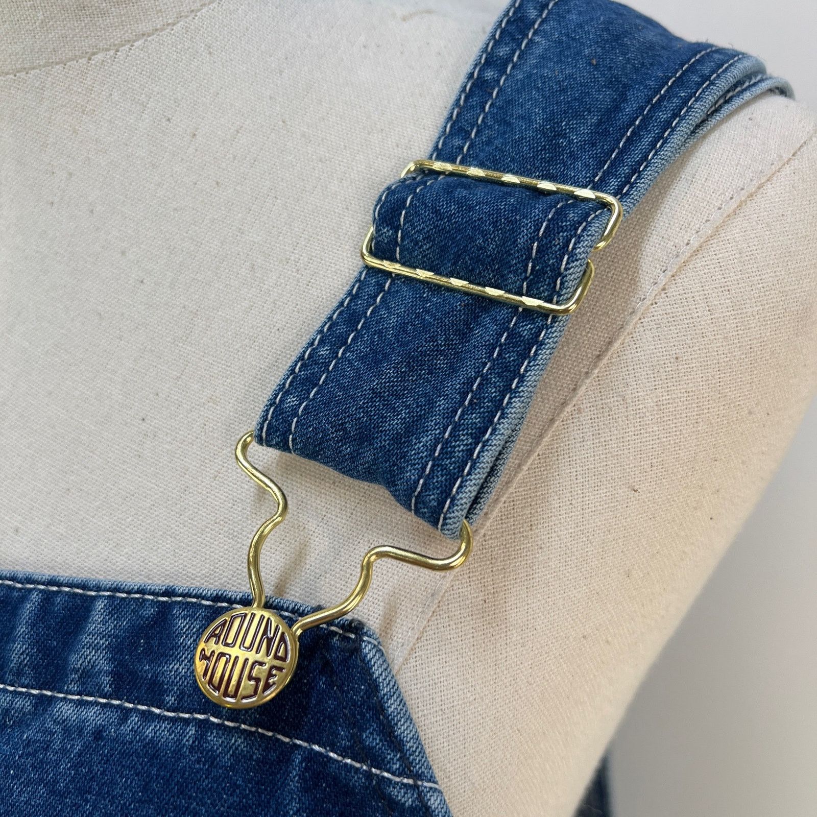 Other Round House Denim Overalls Blue Jeans Lot 699 Size US 44 / EU 60 - 5 Thumbnail