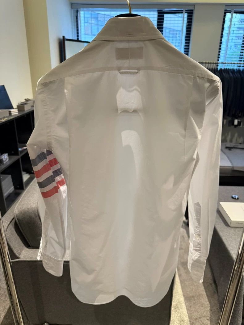Thom Browne Thom Browne Rare four-bar shirt 2505-Nextarrow Size US S / EU 44-46 / 1 - 2 Thumbnail