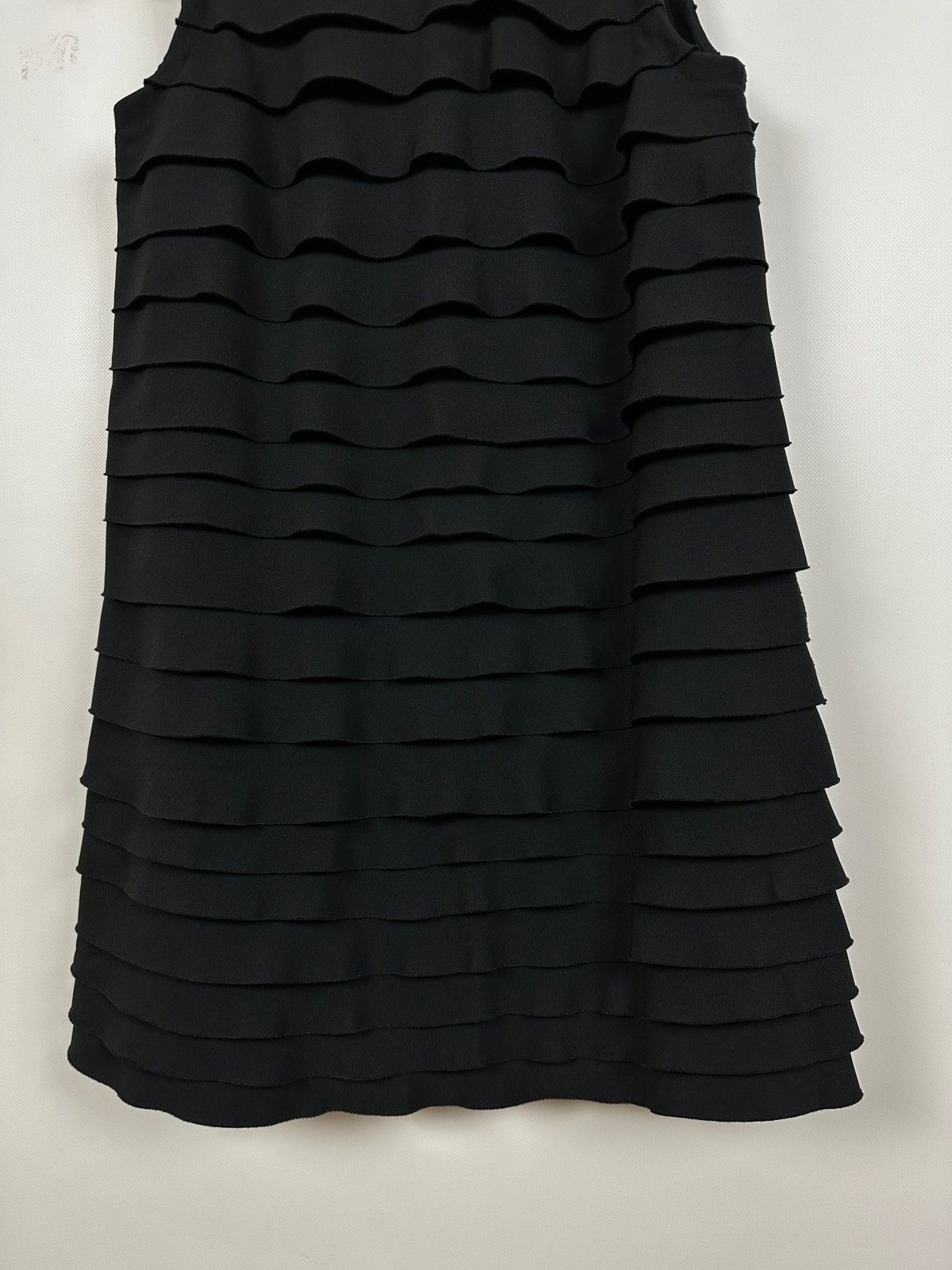 Miu Miu Miu Miu Black Layered Sleeveless Ruffle Textured Dress Size S / US 4 / IT 40 - 11 Thumbnail