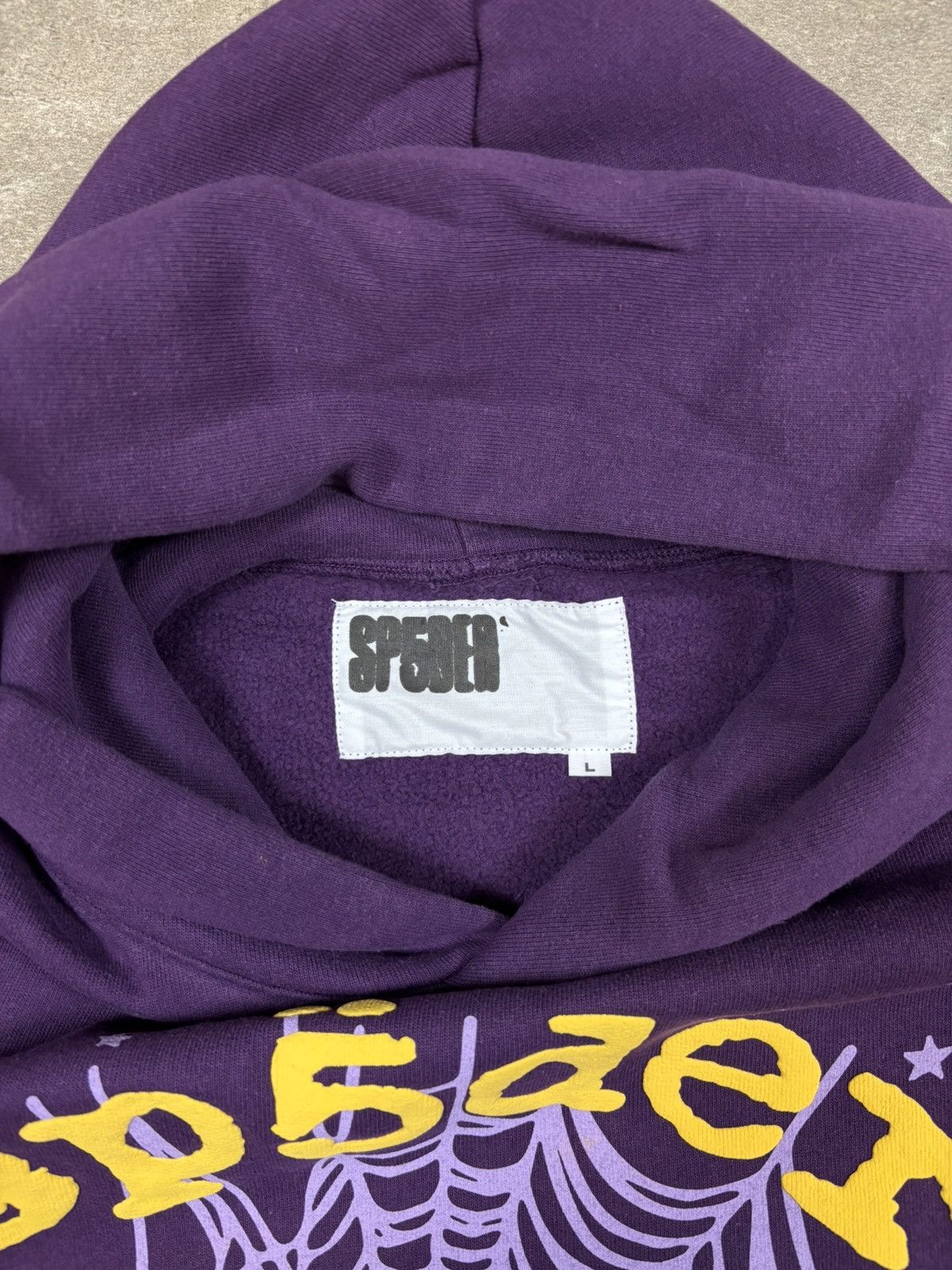 Sp5der Sp5der OG Web V2 Star Hoodie, Purple Size US L / EU 52-54 / 3 - 6 Thumbnail