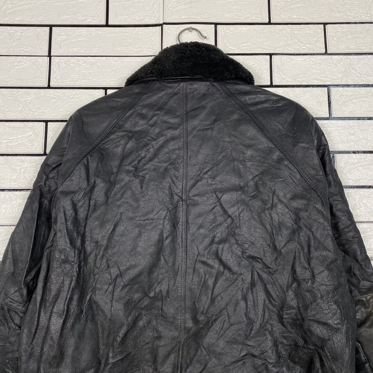 Japanese Brand 📌Vintage Fly Leather Jacket Blanket Gynreo Issey Miyake Size US M / EU 48-50 / 2 - 10 Thumbnail