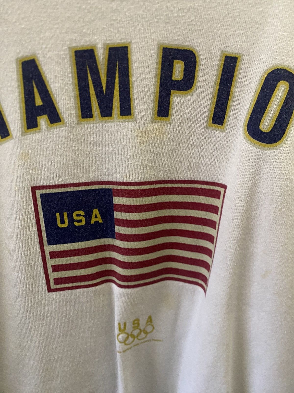 Champion USA Olympics Crewneck Size US XXL / EU 58 / 5 - 2 Thumbnail
