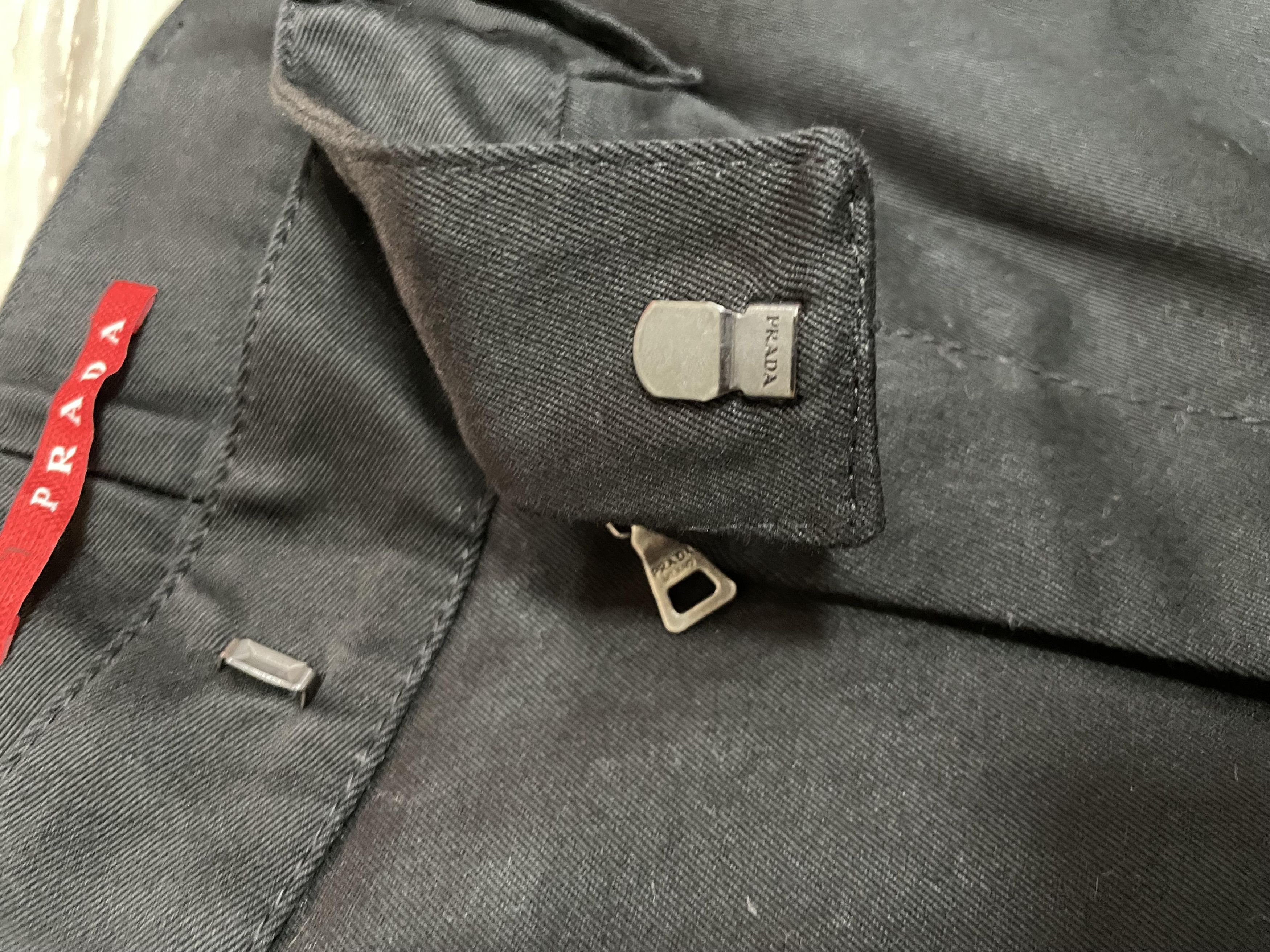 Prada Vintage Prada Black Chino Pants - Black Tab Size US 32 / EU 48 - 5 Thumbnail