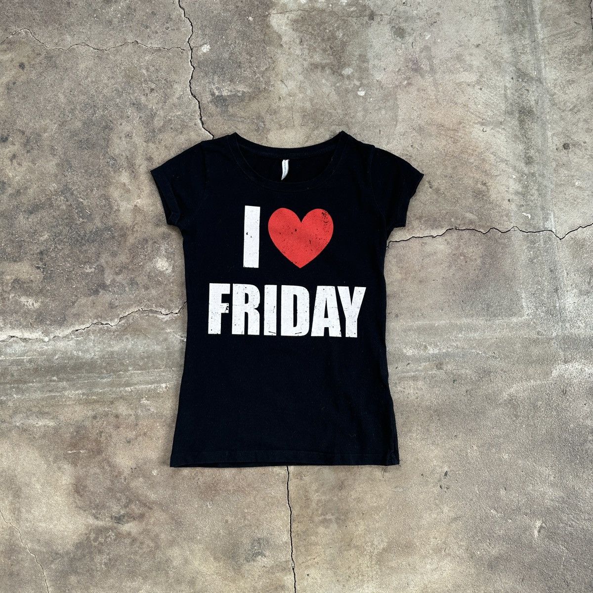 Vintage Vintage Y2K Fishbone I love Friday T-shirt Size XS / US 0-2 / IT 36-38 - 1 Thumbnail
