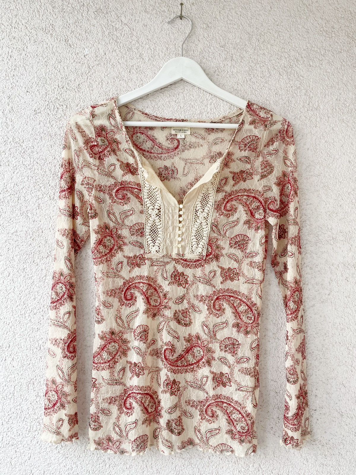 Denim & Supply Ralph Lauren Women's elongation top Denim & Supply Ralph Lauren Size L Size L / US 10 / IT 46 - 1 Thumbnail