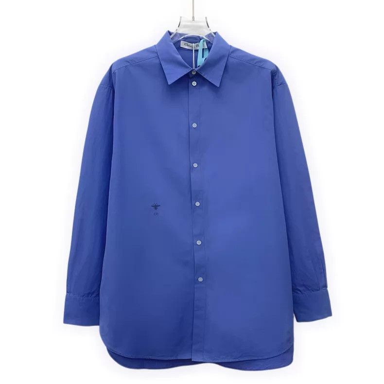 Dior Dior Dark blue bee embroidery cotton lapel single-breasted Size XS / US 0-2 / IT 36-38 - 1 Thumbnail