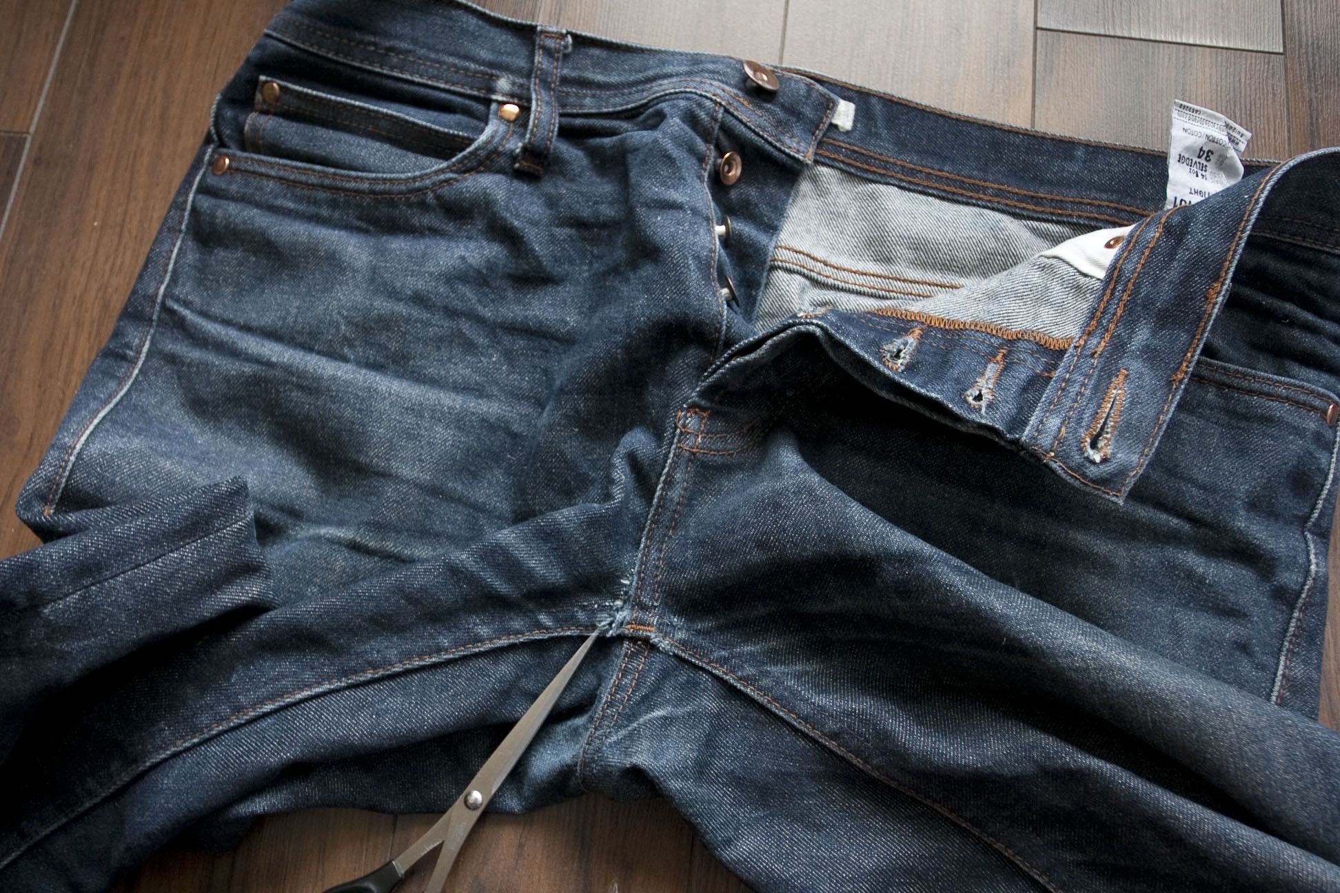 The Unbranded Brand The Unbranded Brand Jeans UB401 Selvedge Size 35x29.5 Size US 35 - 6 Thumbnail