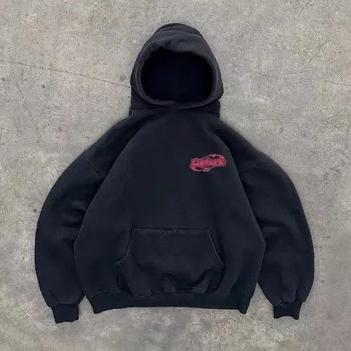 Japanese Brand Black Casual Vintage Cupid Print Hoodie Size US L / EU 52-54 / 3 - 3 Thumbnail