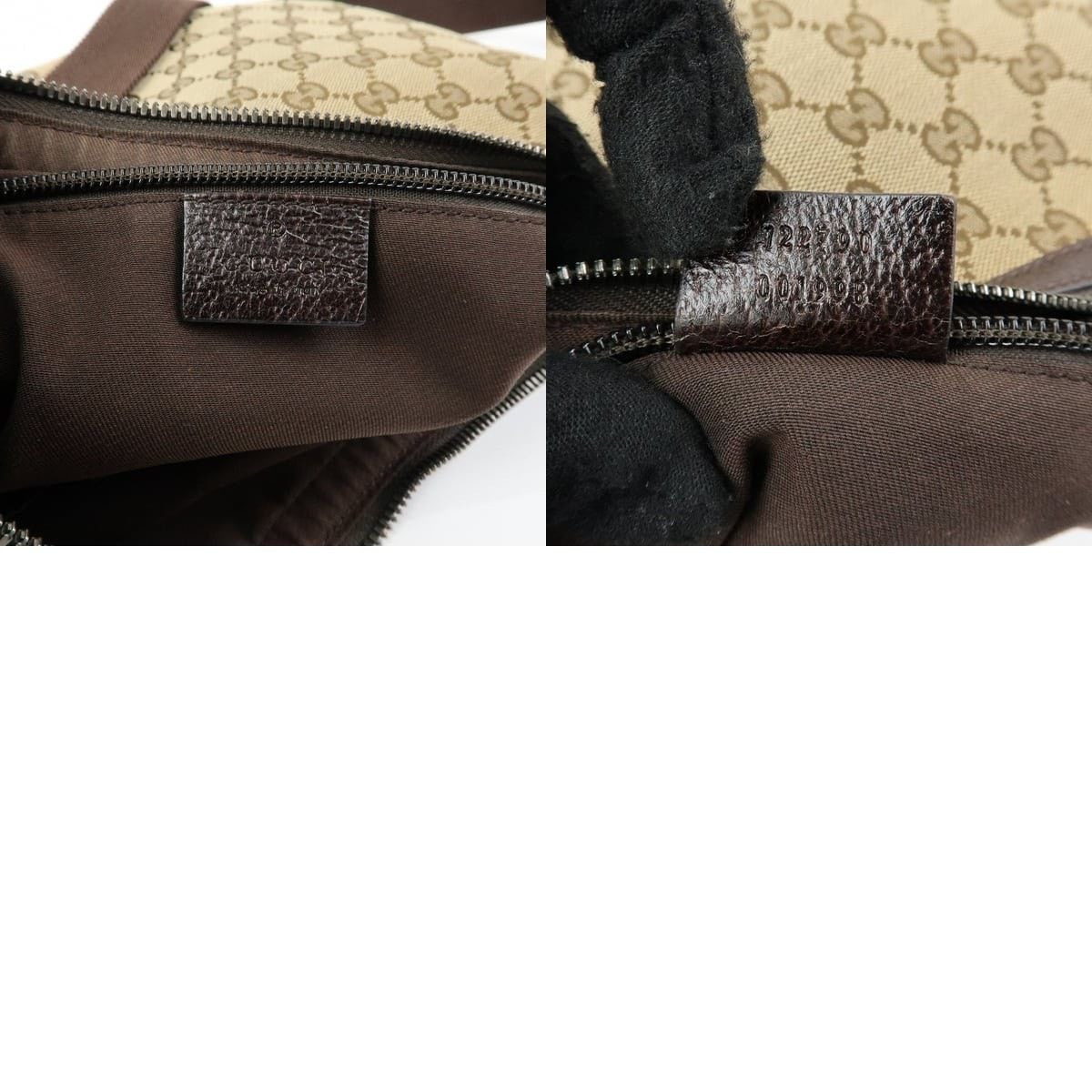 Gucci Gucci GG Canvas Shoulder Bag Beige Size ONE SIZE - 8 Thumbnail