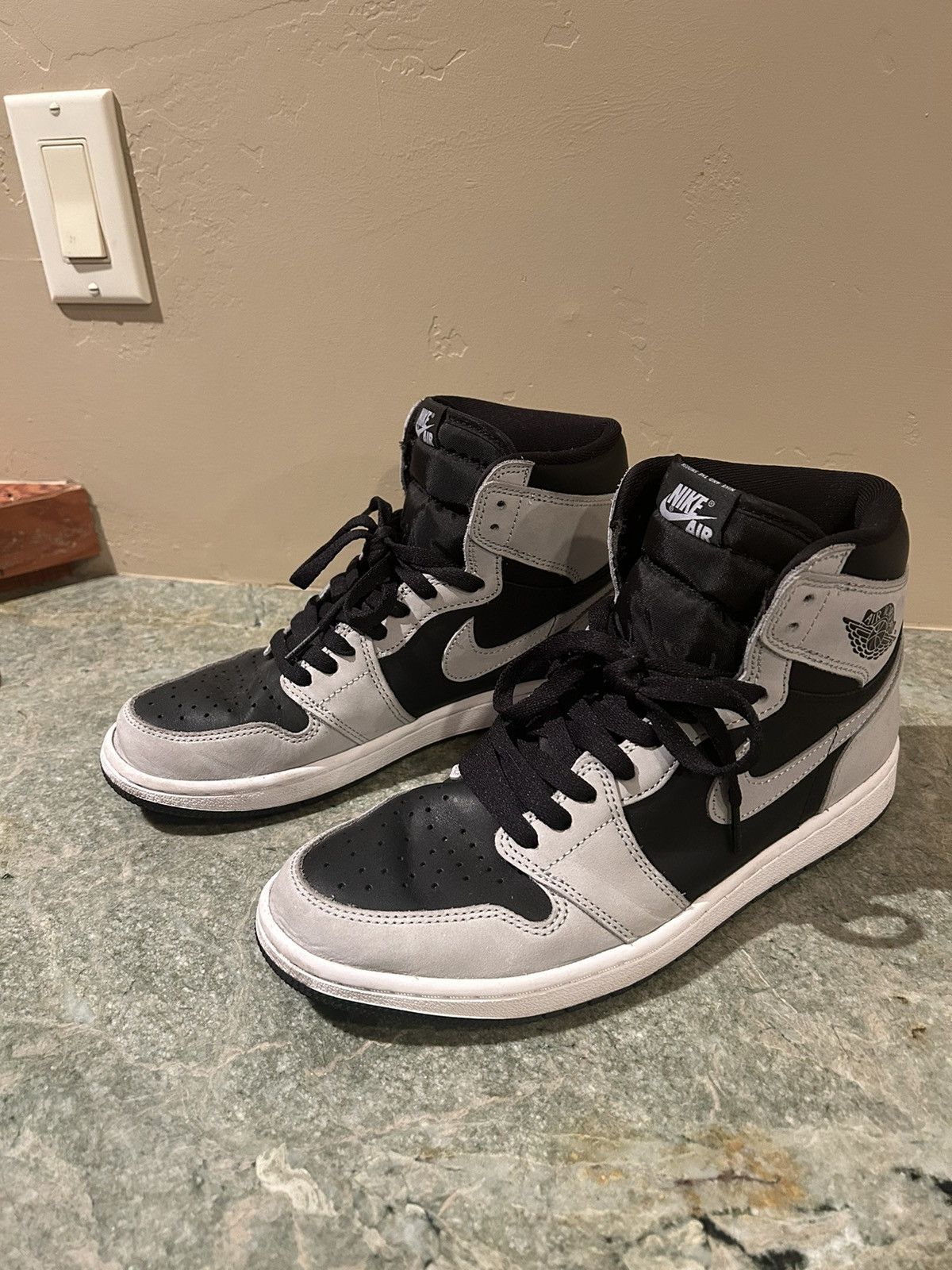 jordan 1 shadow white high