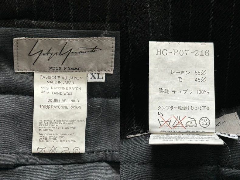 Yohji Yamamoto Yohji Yamamoto 96aw discharge and decolorized dress pants-2 Size US 32 / EU 48 - 8 Thumbnail