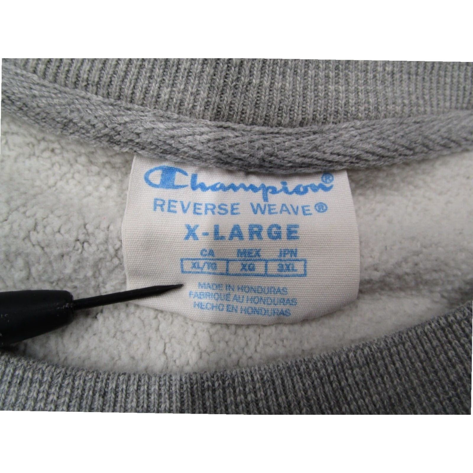 Champion Champion King Saladeen Sweatshirt Mens Extra Large Gray Reverse Weave Graphic Fleece Size US XL / EU 56 / 4 - 3 Thumbnail