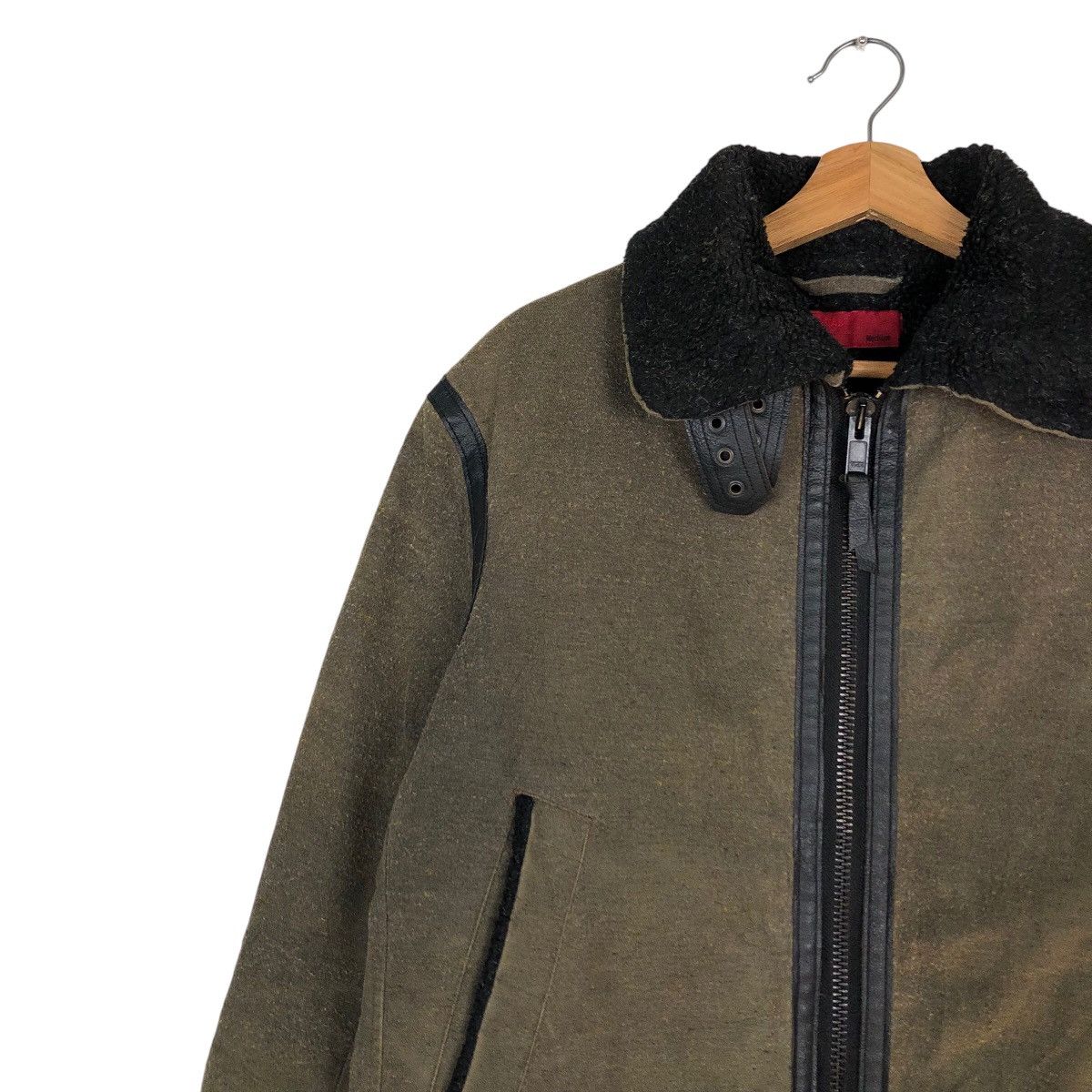 Japanese Brand 🔥VINTAGE SHEARLING BLANKET JACKET LEVIS ZIPPER Size US M / EU 48-50 / 2 - 7 Thumbnail