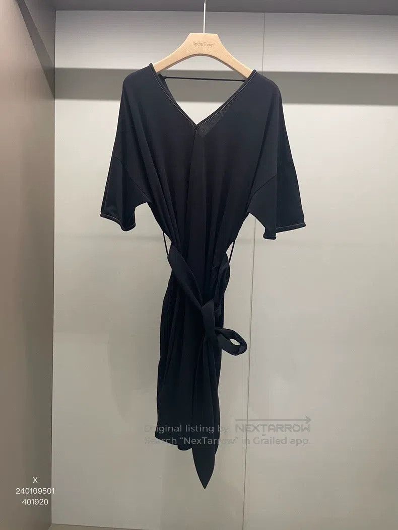 Brunello Cucinelli Brunello Cucinelli Black Sequin Cotton Dress Size S / US 4 / IT 40 - 1 Thumbnail