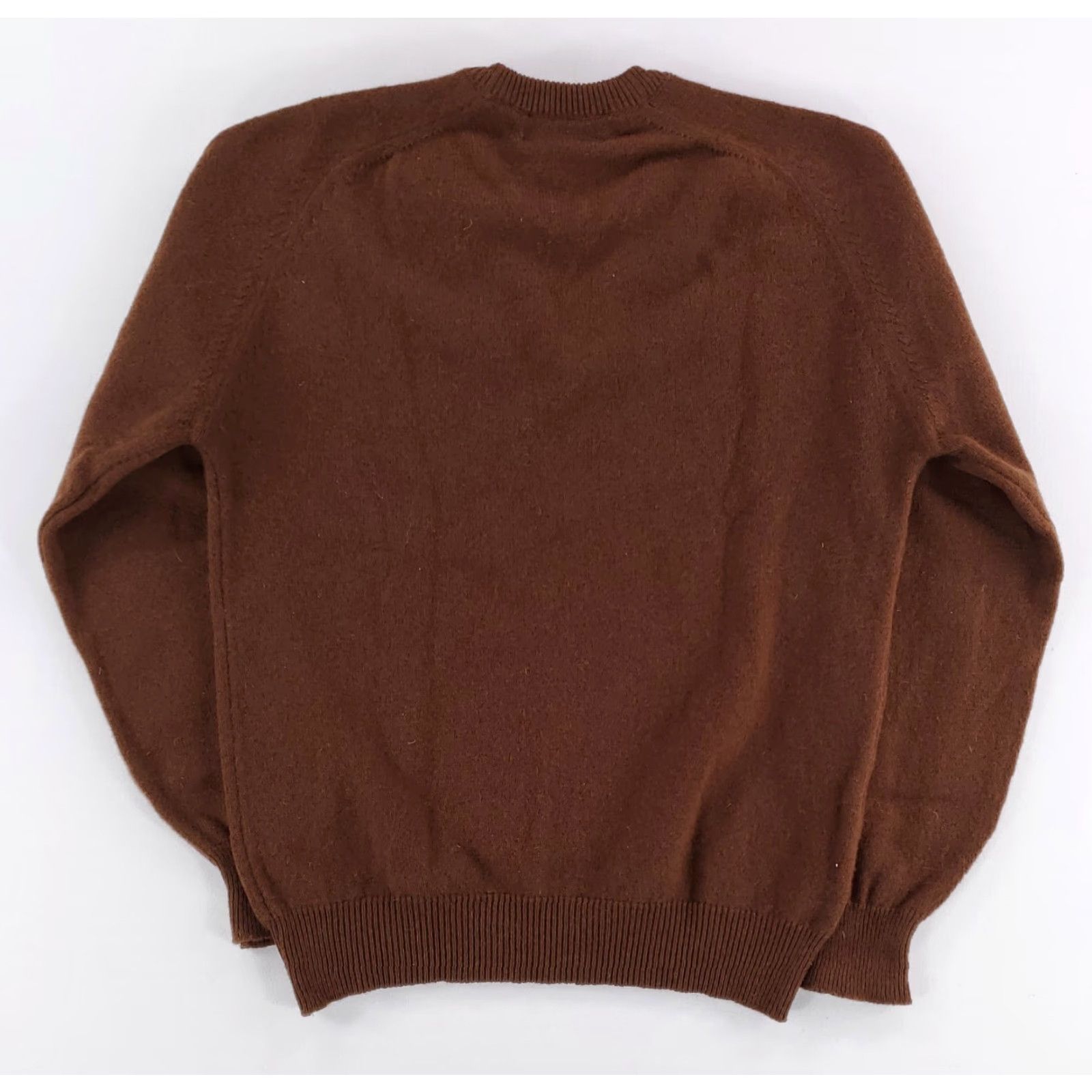 Vintage VINTAGE Glen Abbey Sweater Long Sleeve Mens M Wool Brown 60s 70s Pullover - 100% Wool Size US M / EU 48-50 / 2 - 3 Thumbnail
