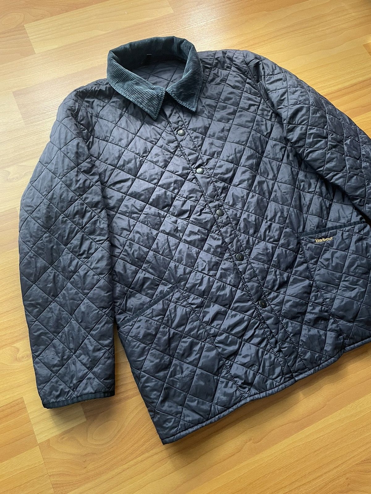 Barbour × Vintage Vintage Barbour Liddesdale Quitled Jacket Size US XL / EU 56 / 4 - 2 Thumbnail