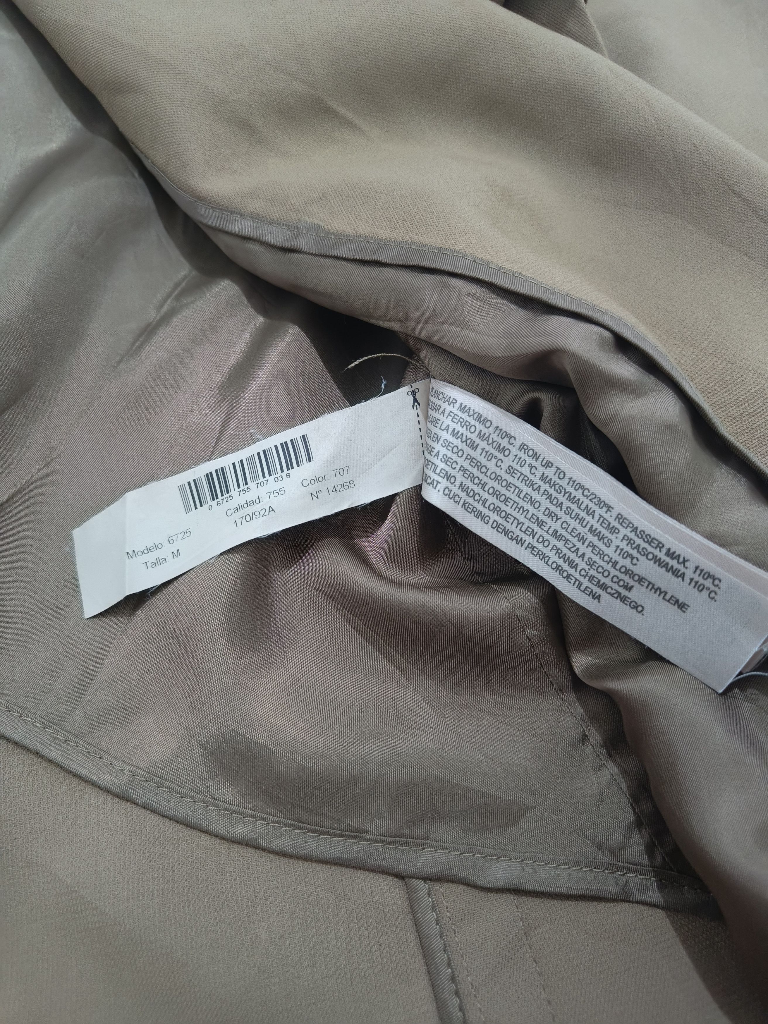 Massimo Dutti Authentic! MASSIMO DUTTI Women's Trench Coat Size M / US 6-8 / IT 42-44 - 9 Thumbnail