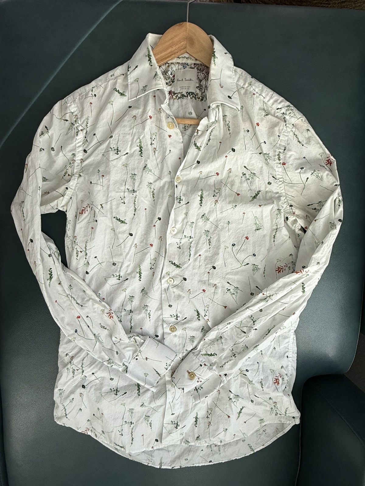 Paul Smith Paul Smith floral dress shirt Size US M / EU 48-50 / 2 - 1 Thumbnail