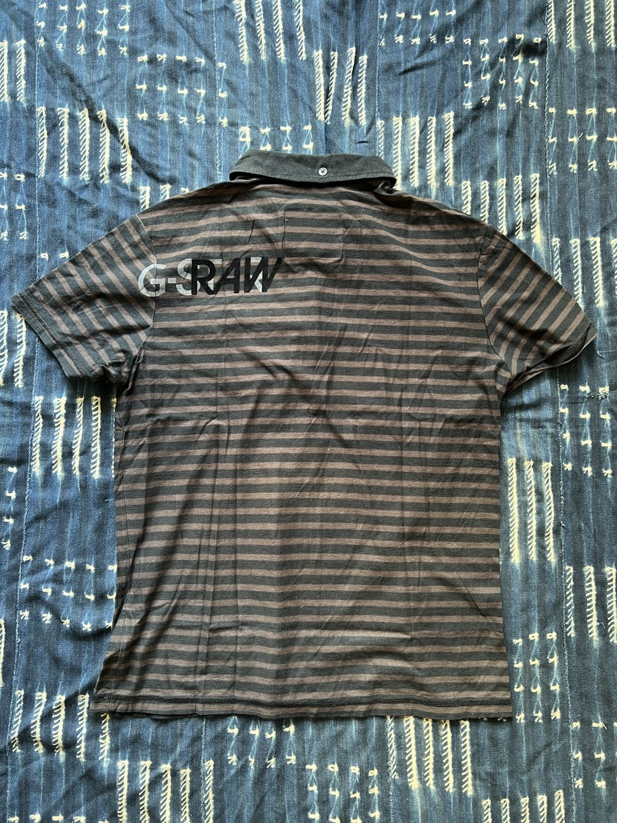 G-Star G-Star Raw Vintage Stripe Polo Shirt Size US XL / EU 56 / 4 - 1 Thumbnail