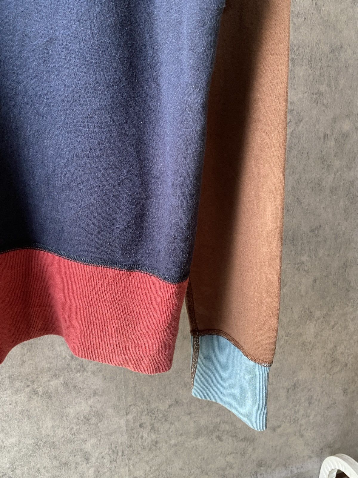 Japanese Brand × Sanca Sanca Japan Blok Colour Zipper Hoodie Size US M / EU 48-50 / 2 - 11 Thumbnail