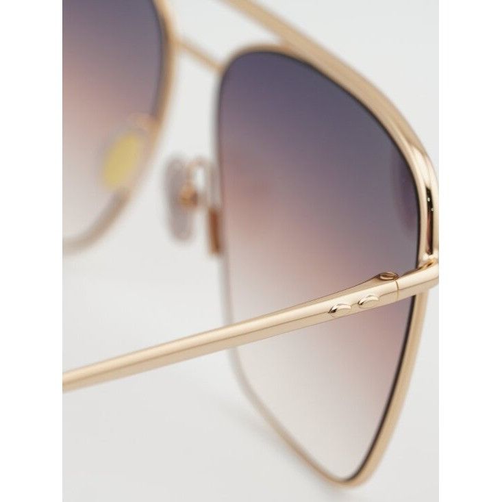 Isabel Marant Isabel Marant IM 0118/S 0000 FF Sunglasses Gold Square Frame Size ONE SIZE - 3 Thumbnail