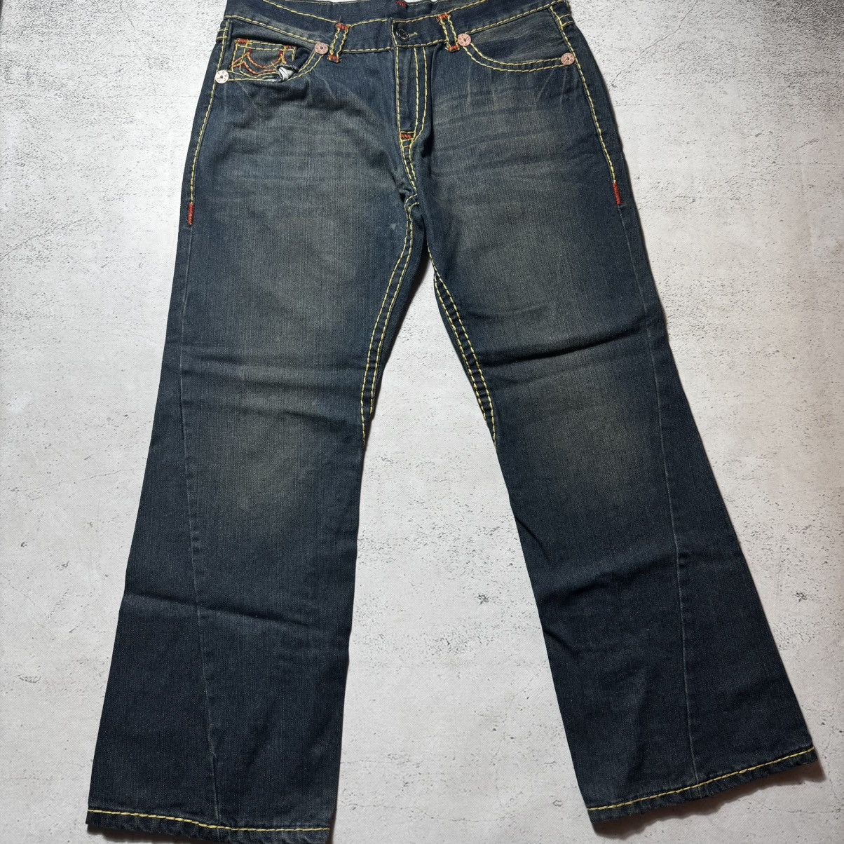 Other vintage y2k flared jeans true religion style Size US 32 / EU 48 - 9 Thumbnail