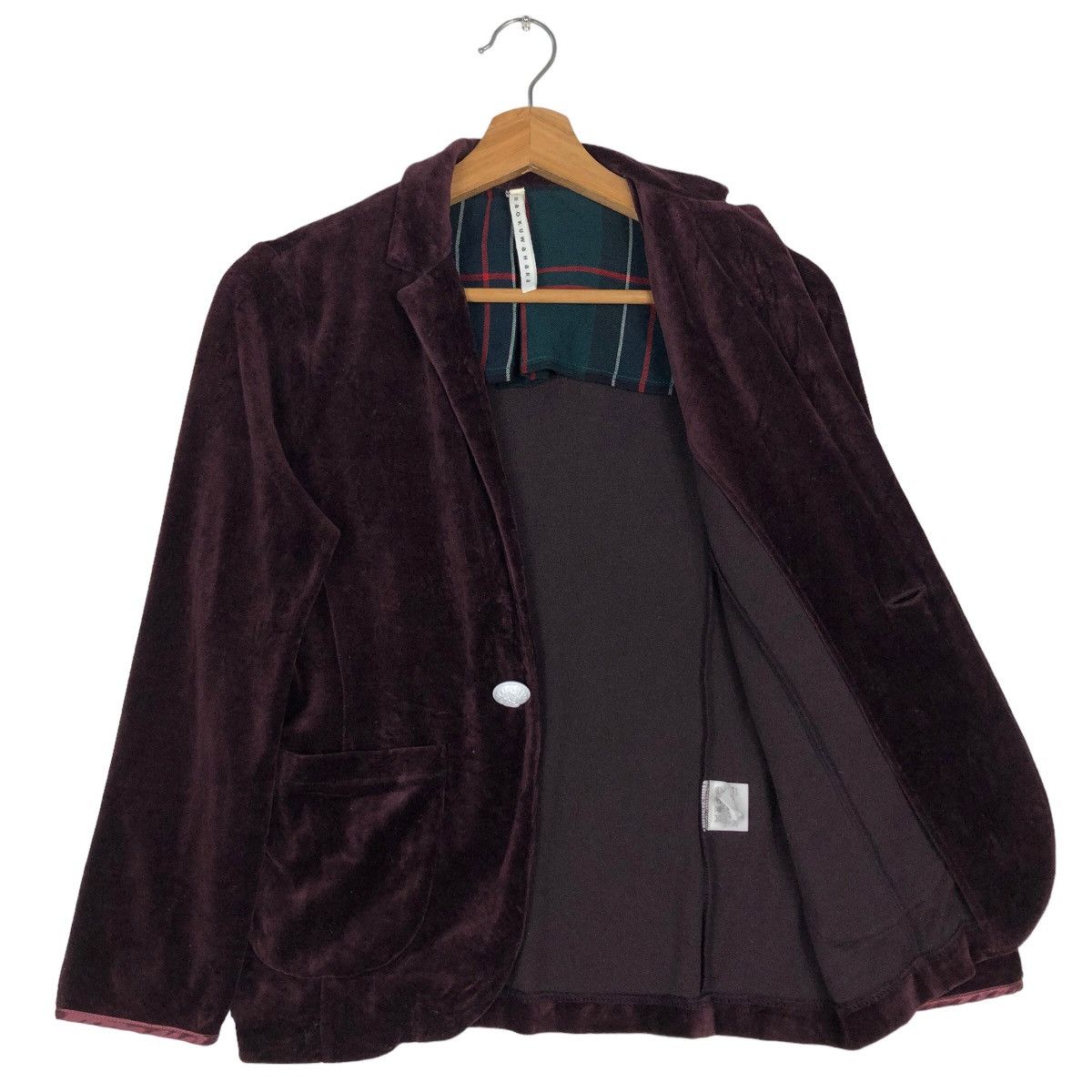 Issey Miyake 🔥Velvet Jacket Issey Miyake Sunaokuwahara Japan Made Size US M / EU 48-50 / 2 - 11 Thumbnail