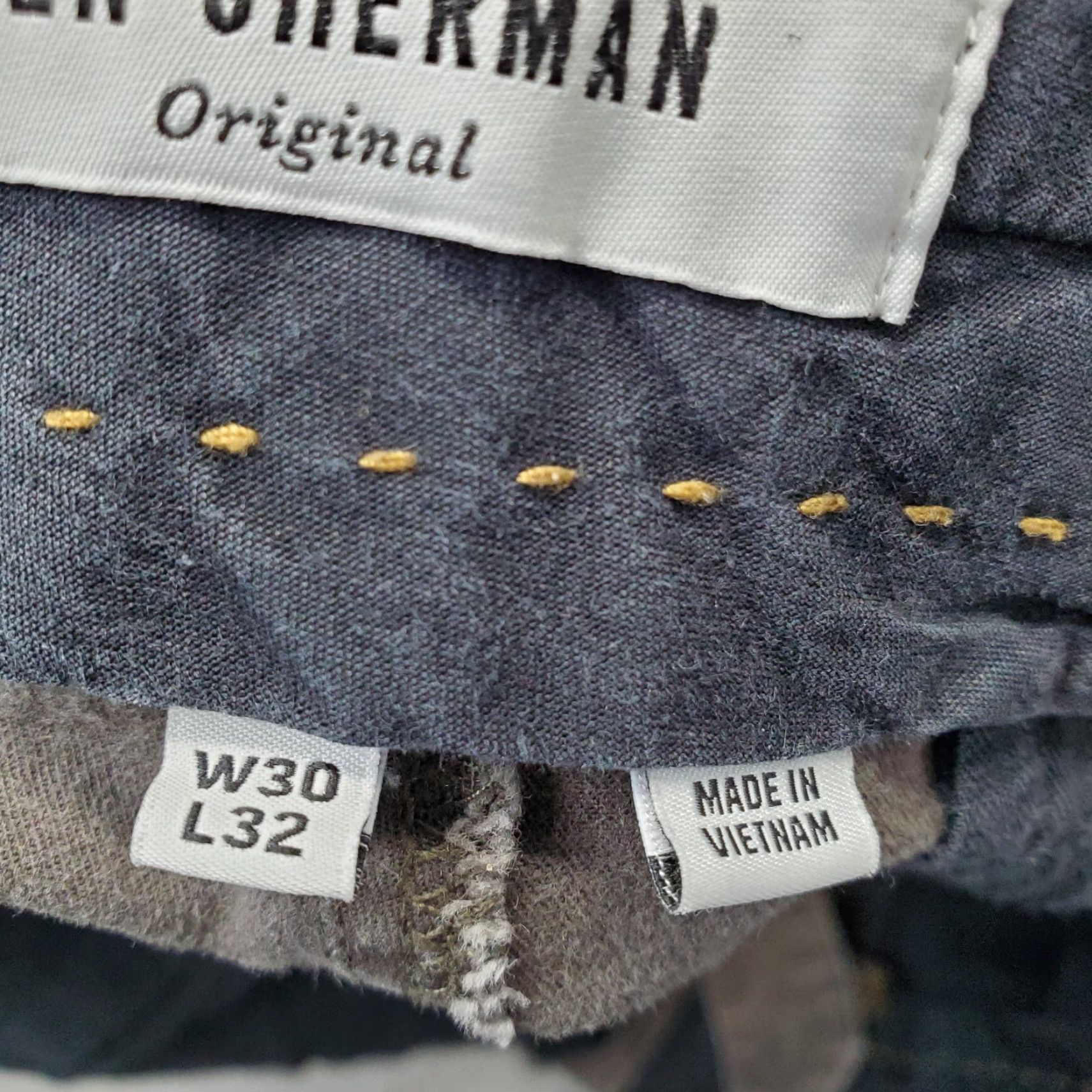 Ben Sherman Ben Sherman Pants Mens 30/32 Gray Flat Front Stretch Straight Leg Double Stitch Pants Mens Size 30 Gray Flat Front Stretch Straight Leg Mens Size US 30 / EU 46 - 7 Thumbnail