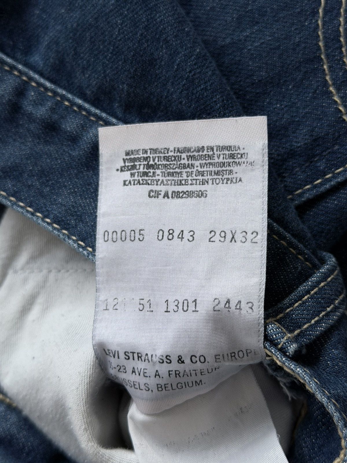 Levi's Vintage Levis Engineered Twisted Denim Jeans Size US 29 - 8 Thumbnail
