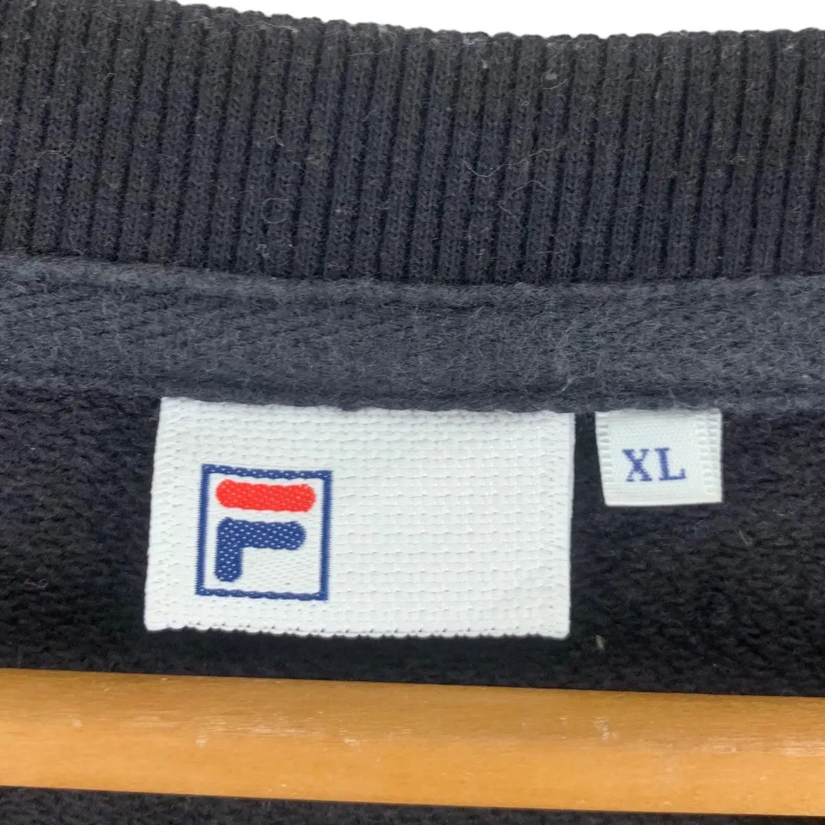 Fila Vintage FILA Big Logo Print Black Sweatshirt Size US XL / EU 56 / 4 - 7 Thumbnail