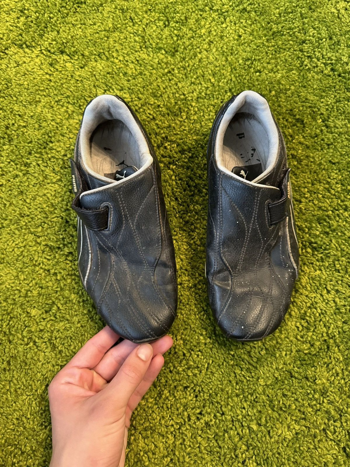 Puma × Vintage Puma 2000s vintage real leather sneakers Y2K Size US 7.5 / IT 37.5 - 4 Thumbnail