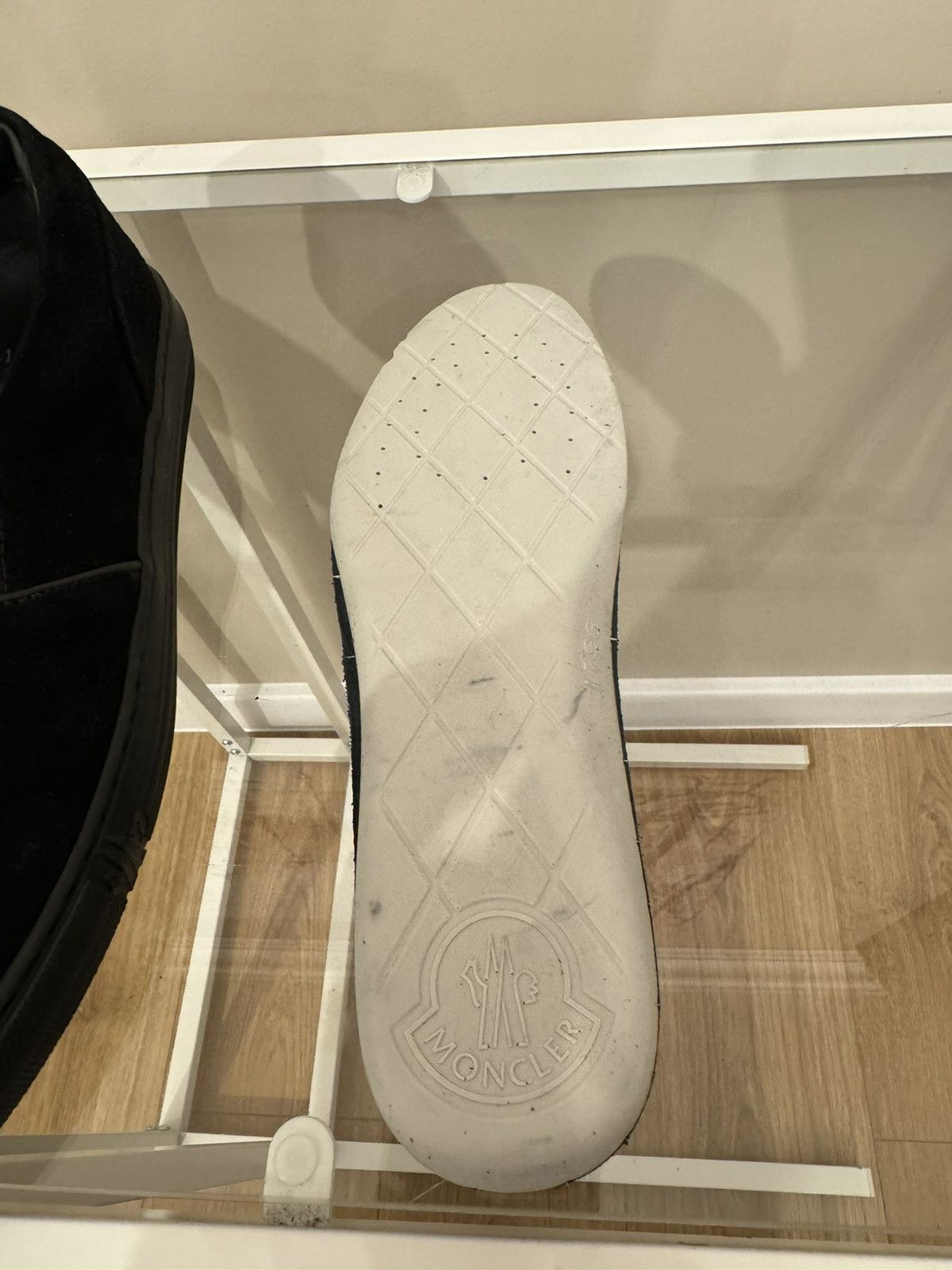 Designer × Moncler Moncler suede leather slip on sneakers never worn shoes Size US 5 / IT 35 - 10 Thumbnail