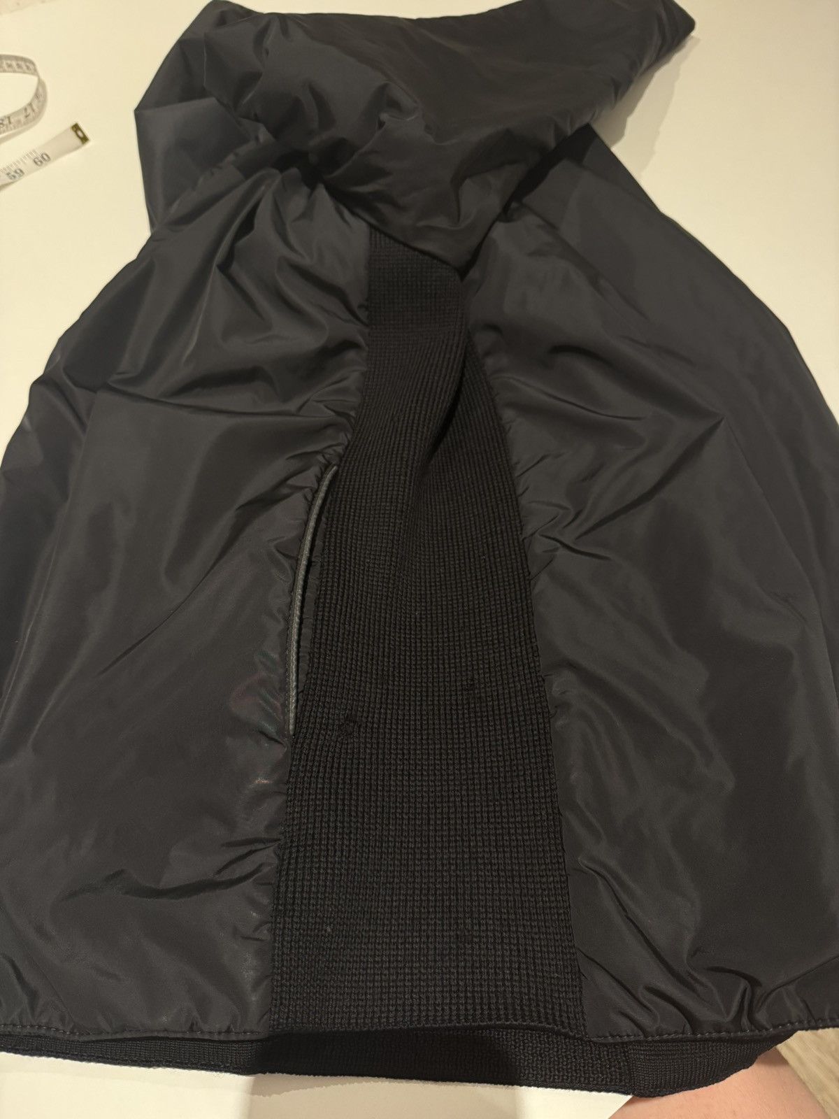 Prada Prada Black Nylon and Wool Jacket Made in Italy Bomber RARE Size US M / EU 48-50 / 2 - 21 Thumbnail