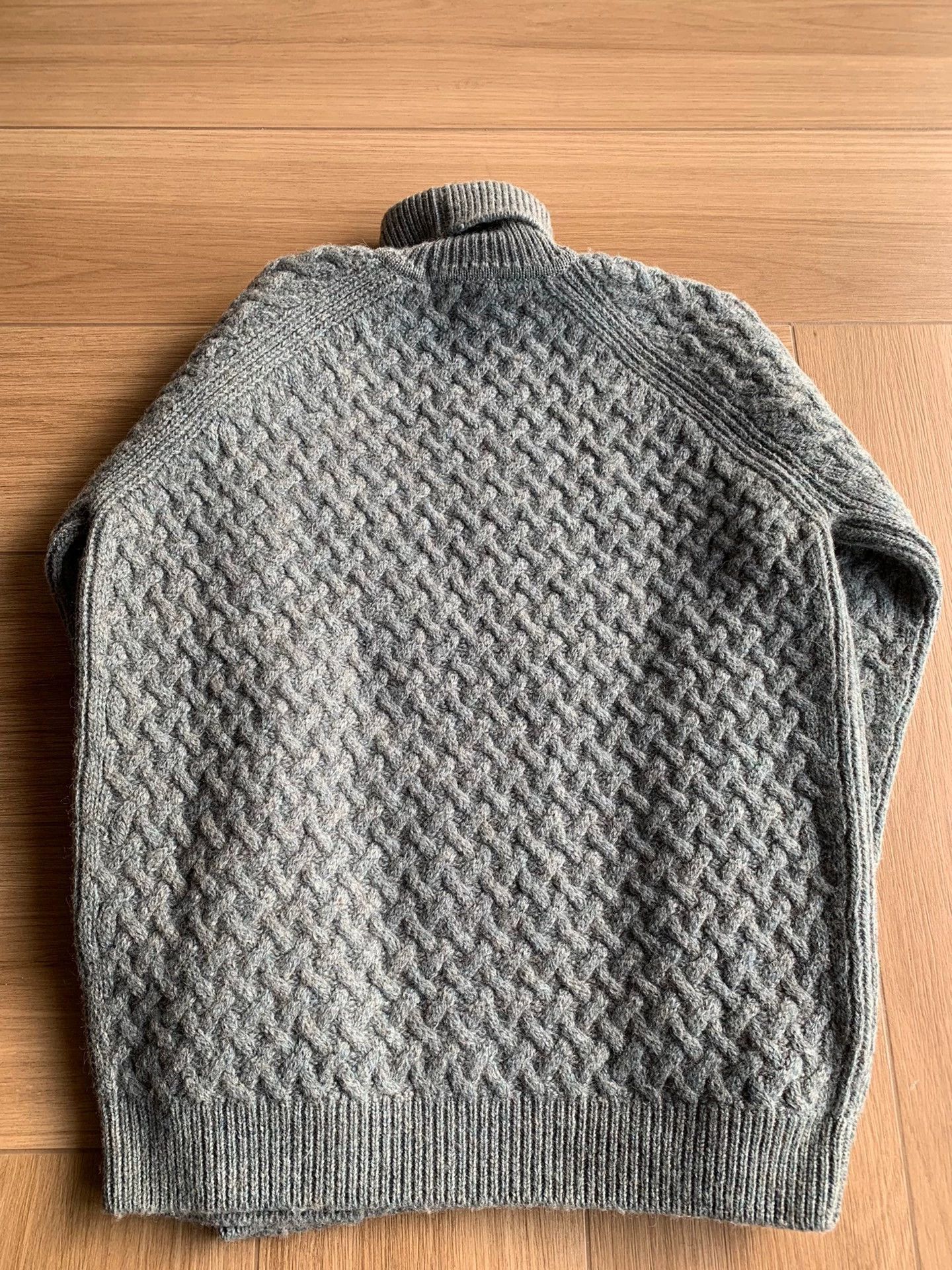 John Smedley JOHN SMEDLEY WAYLAND Heavy Wool Knit L/S Sweater Size L Size US L / EU 52-54 / 3 - 2 Thumbnail