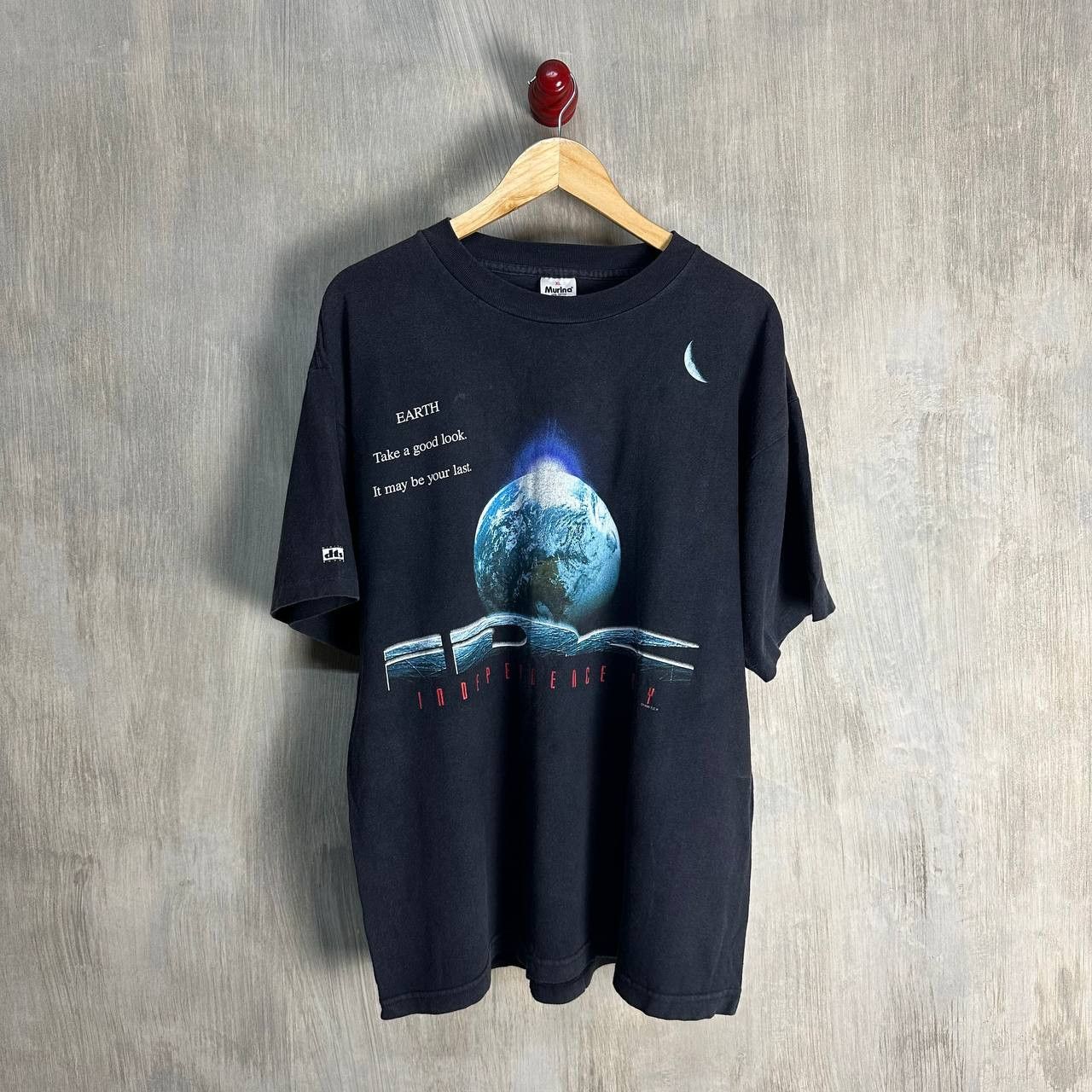 image of 90's Independence Day Movie Promo Tee Shirt XL in Black, Men's