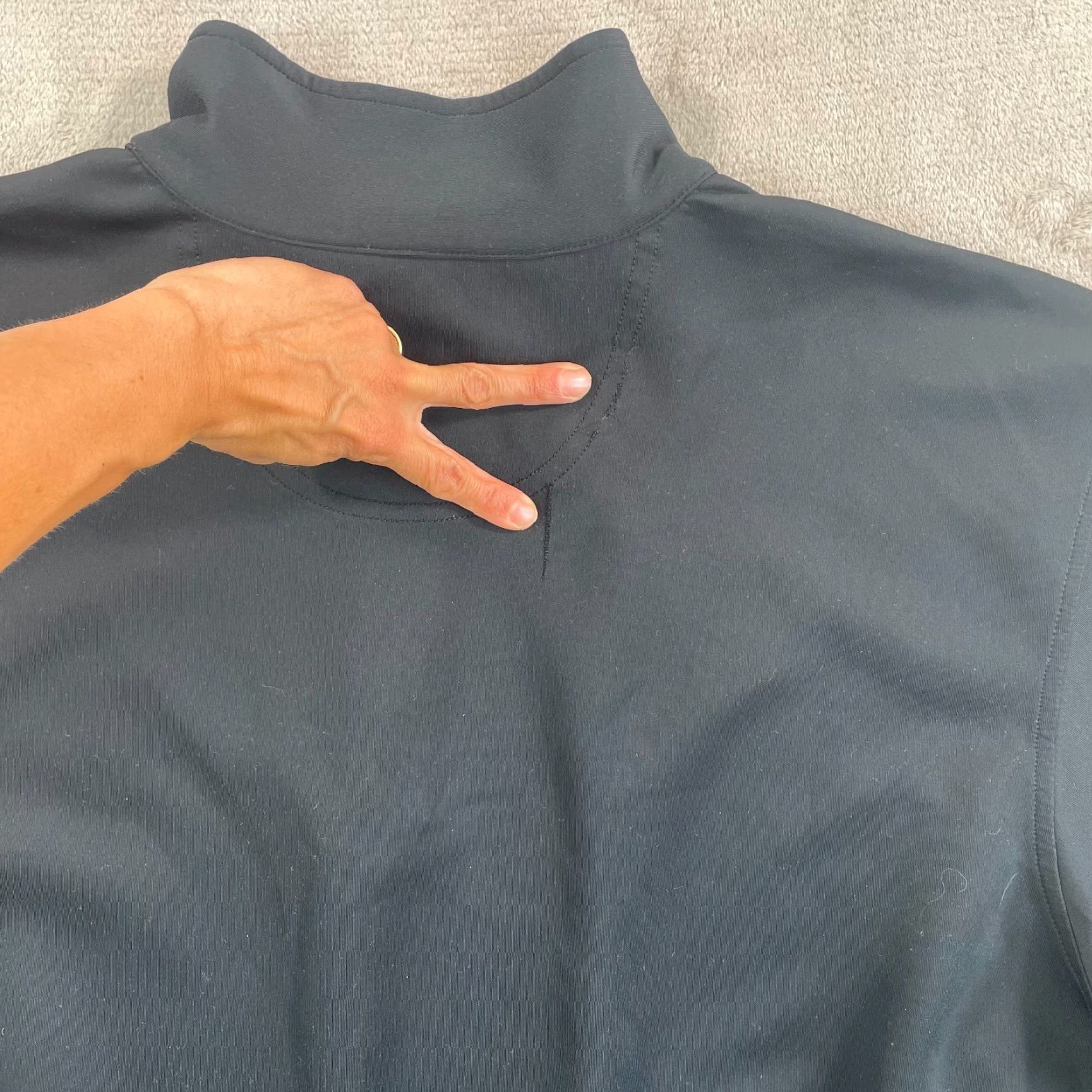 Logo 7 Fairway & Greene Tech 1/4 Zip Pullover Jacket Men 2XL Black Logo Golf Weatherproof Casual Performance Size US XXL / EU 58 / 5 - 5 Thumbnail