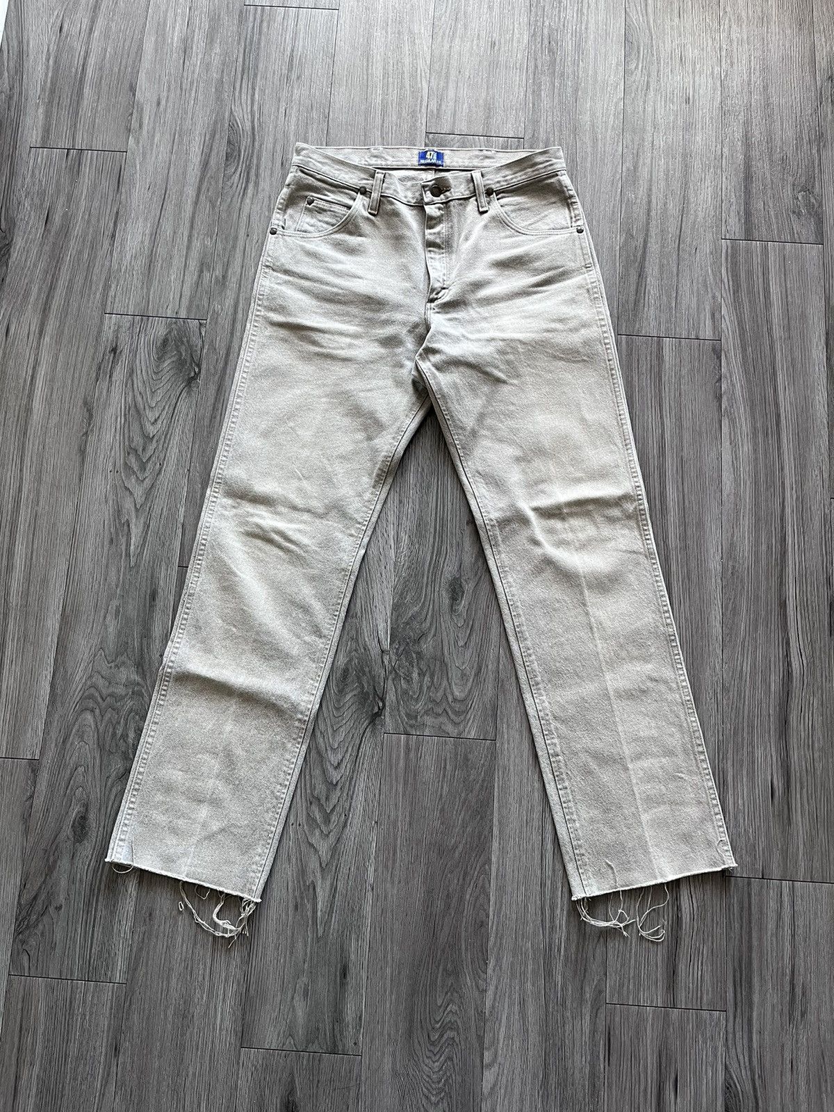 Vintage Vintage Wrangler Jeans Beige Brown Size US 32 / EU 48 - 2 Thumbnail