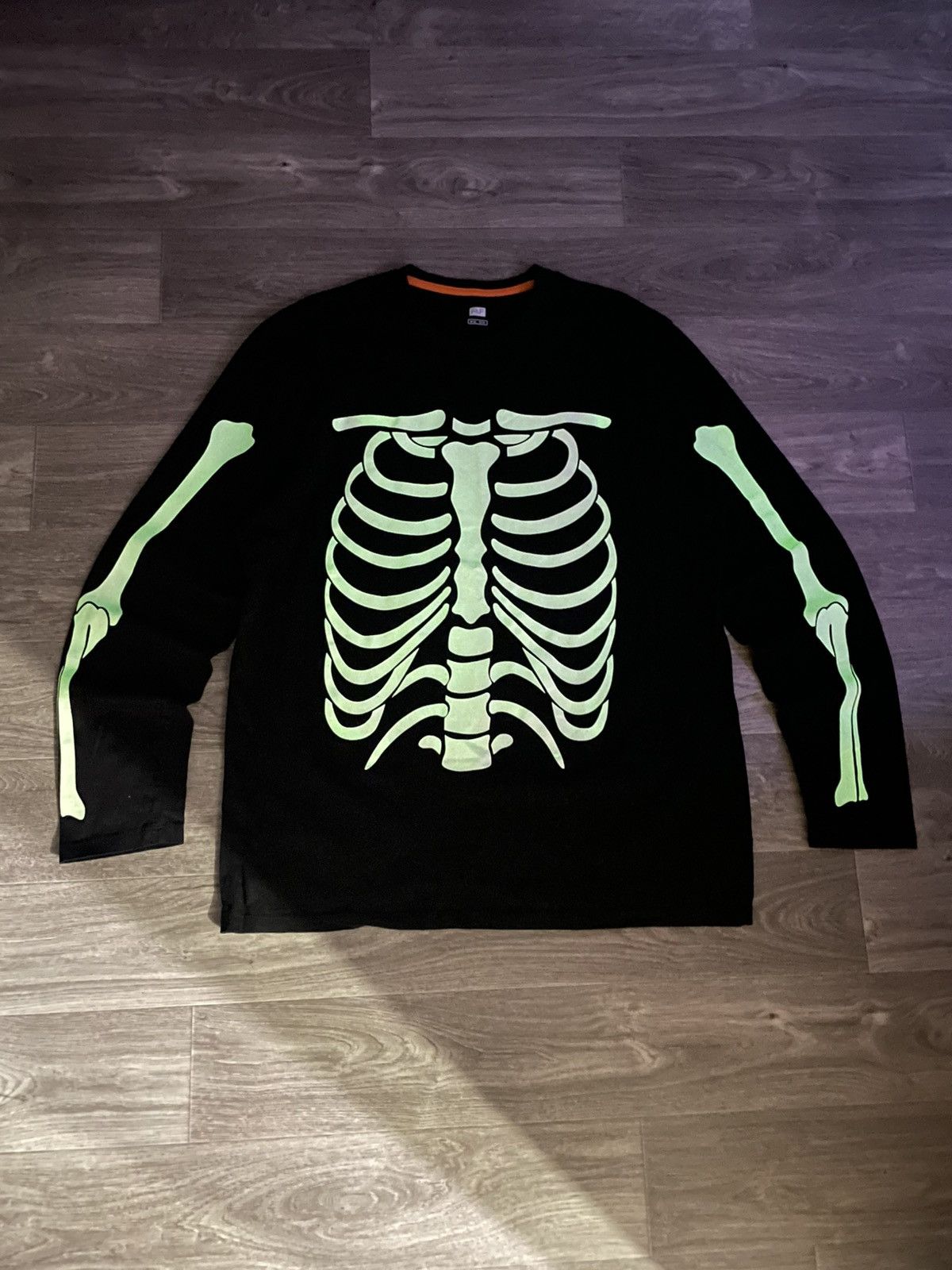 Other Skeleton Glow In The Dark Long Sleeve Halloween T-Shirt Size US XL / EU 56 / 4 - 1 Thumbnail