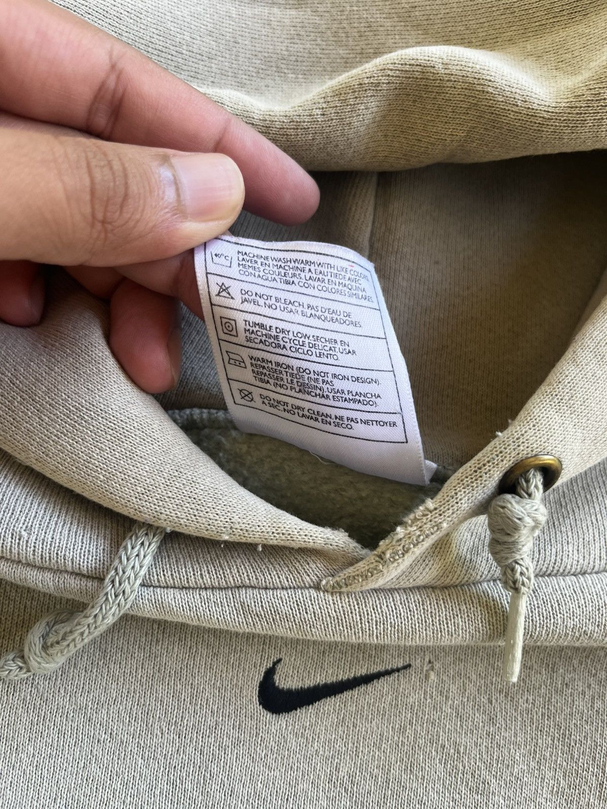 Nike Vintage Nike 90s Center Swoosh Hoodies ✅ Size US XL / EU 56 / 4 - 7 Thumbnail