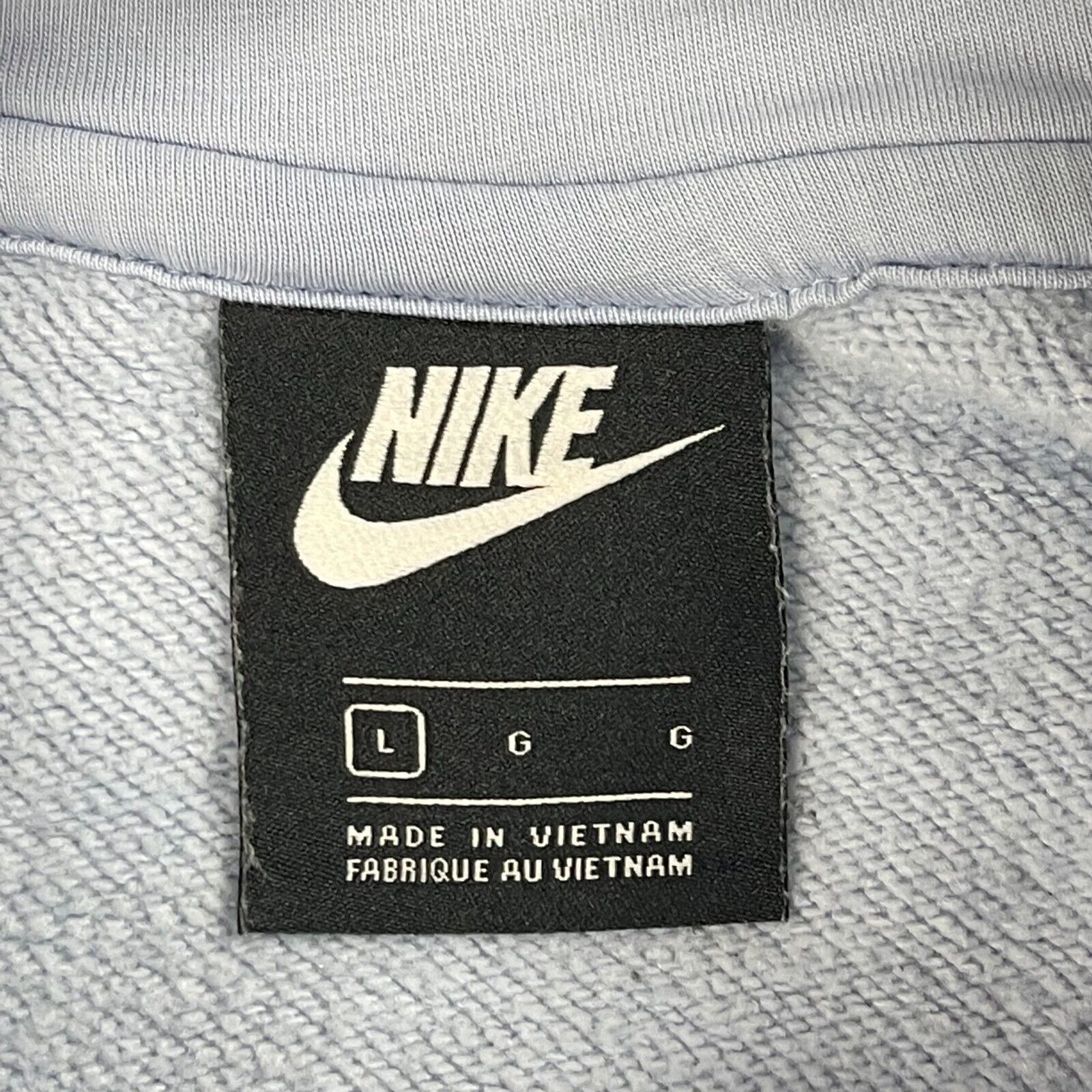 Nike Nike Sweatshirt Hoodie Funnel Neck Logo Long Sleeve Pullover Size L / US 10 / IT 46 - 4 Thumbnail