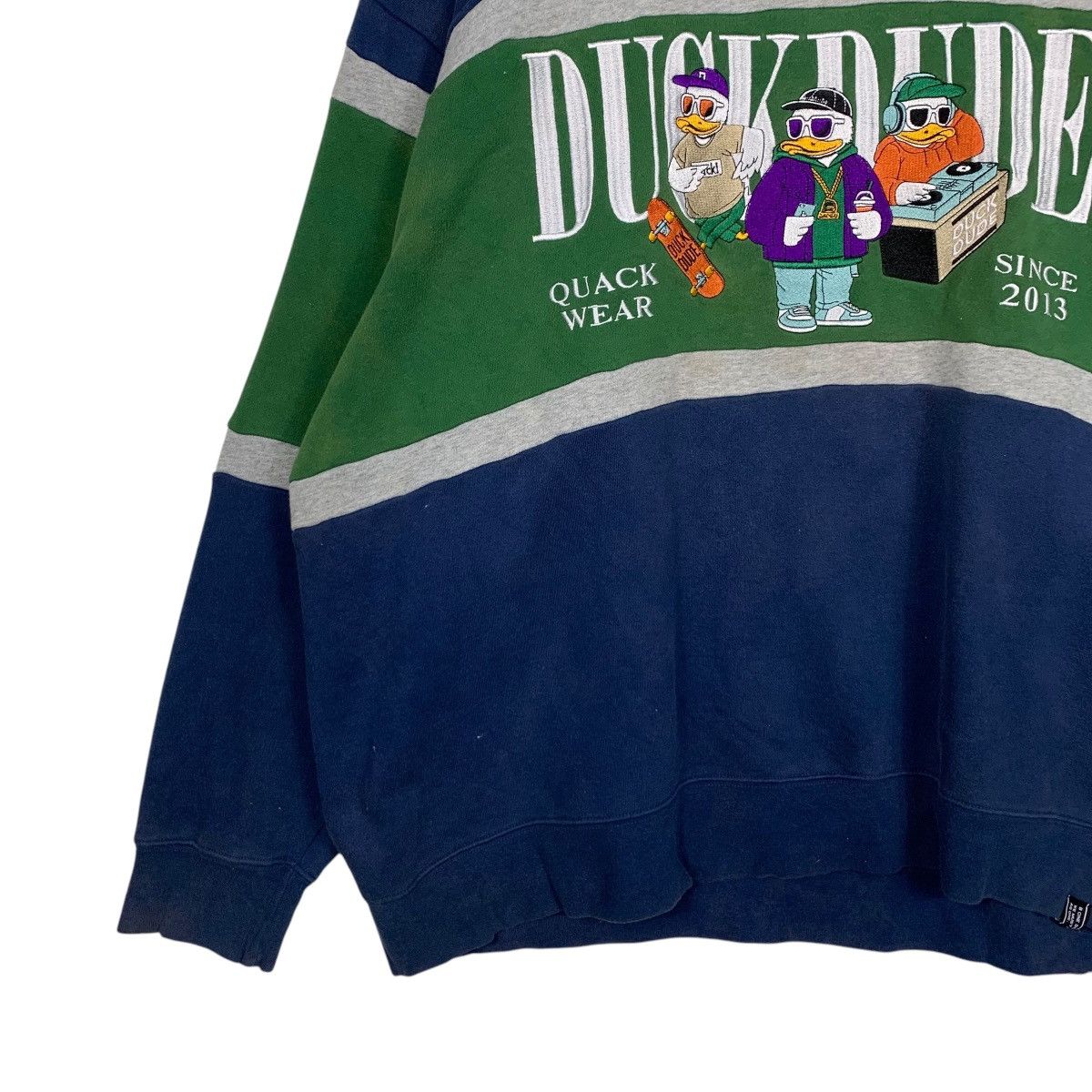 Japanese Brand B ONE SOUL Duck Dude Quack Wear Sweatshirt #1920-C83 Size US XXL / EU 58 / 5 - 3 Thumbnail