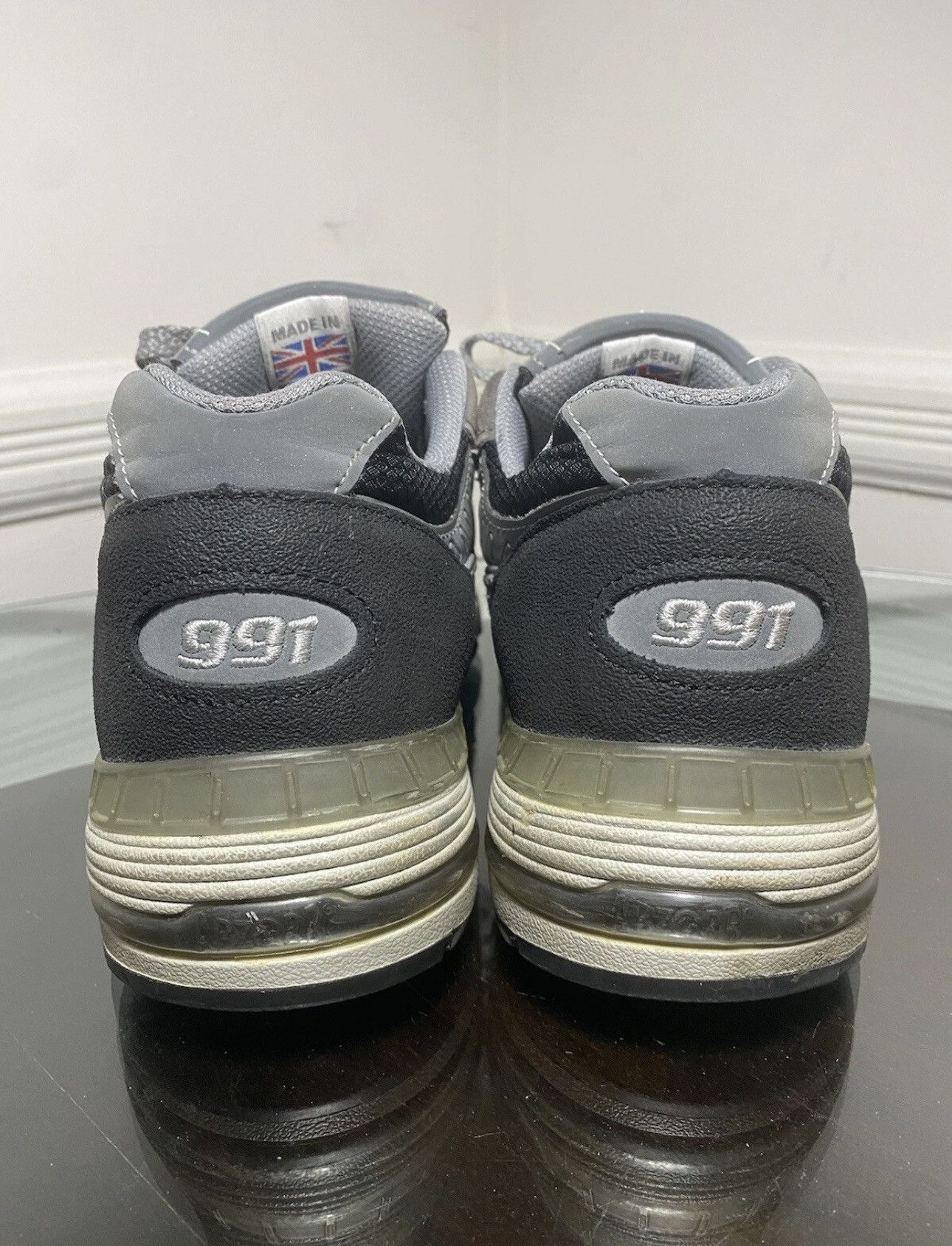 New Balance × Slam Jam New Balance Slam Jam 991 Made In England Black Grey Size 10 Size US 10 / EU 43 - 6 Thumbnail