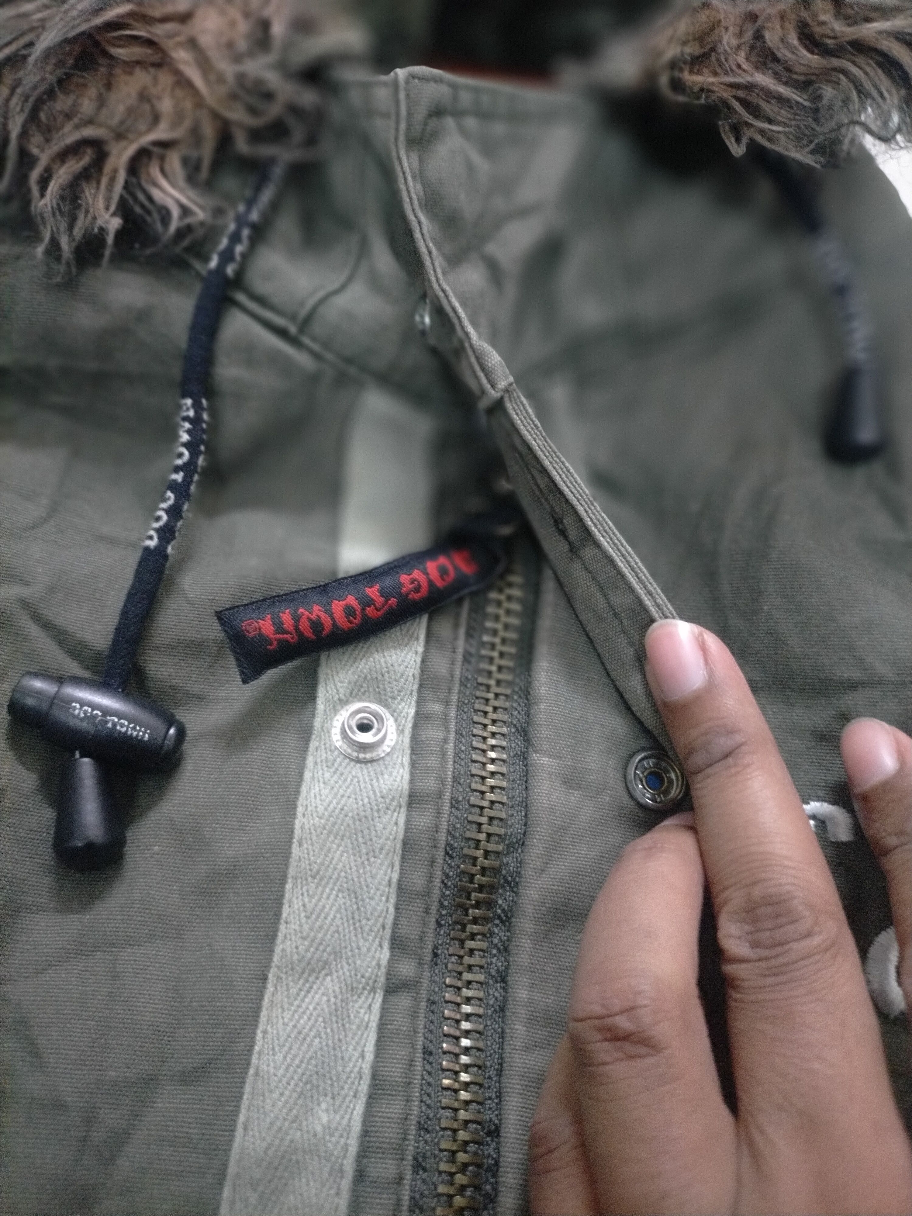 Dogtown × Ecko Unltd. × JNCO Vintage Rare Dogtown Military Parka Fur Jacket Size US L / EU 52-54 / 3 - 10 Thumbnail