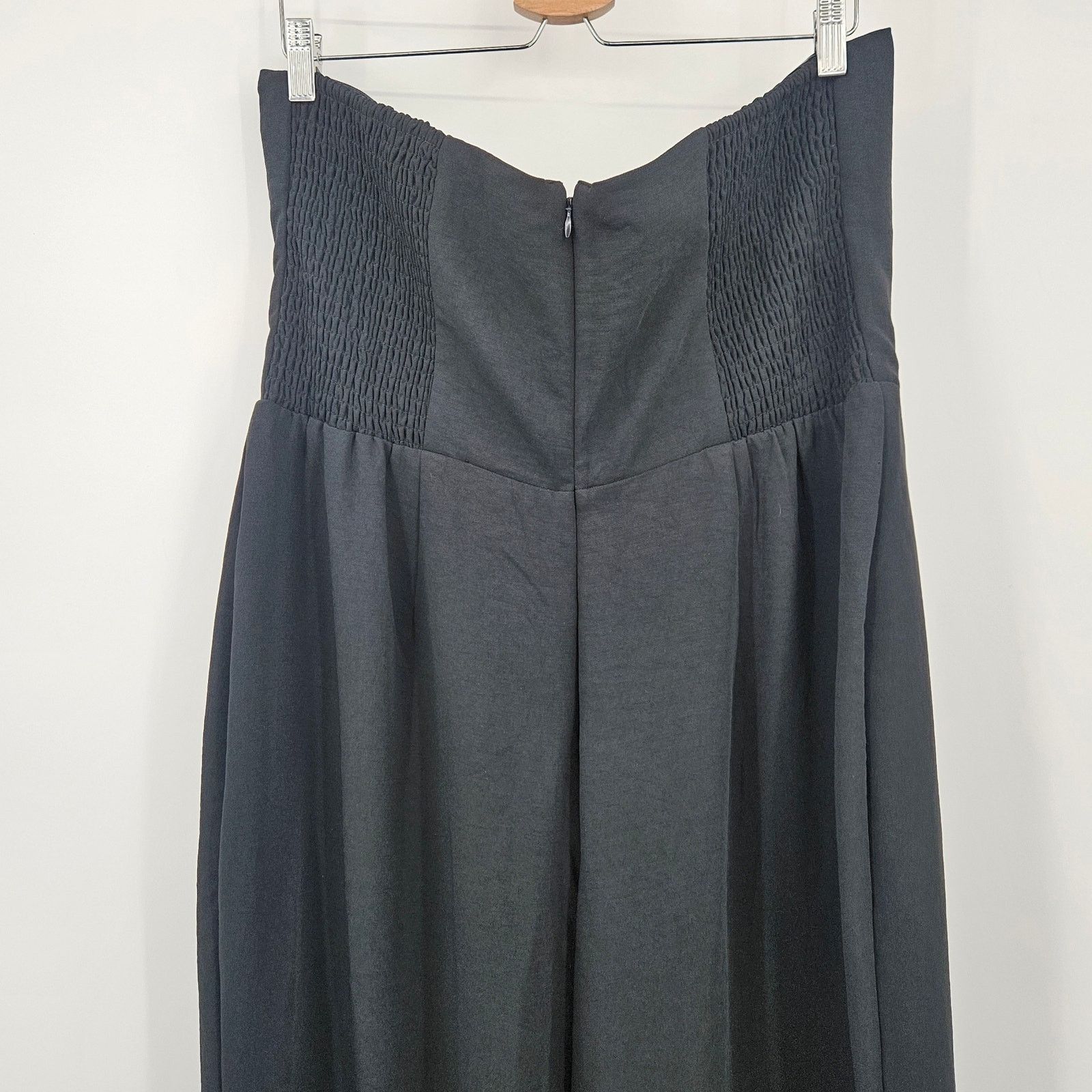 Abercrombie & Fitch NEW Abercrombie & Fitch StraplessCrepe Jumpsuit Black Size 38" / US 16 / IT 52 - 9 Thumbnail