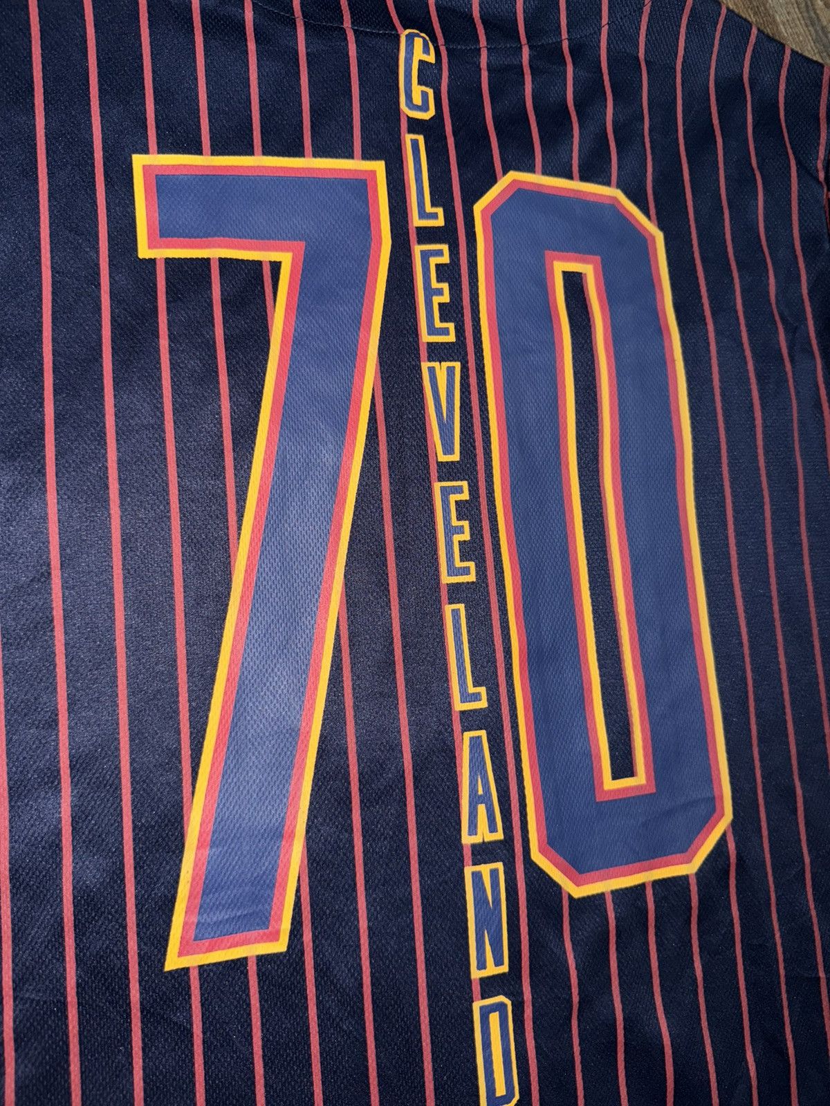 NBA Cleveland Cavaliers Jersey Mens Striped NBA 70 Jersey NBA Size US M / EU 48-50 / 2 - 4 Thumbnail