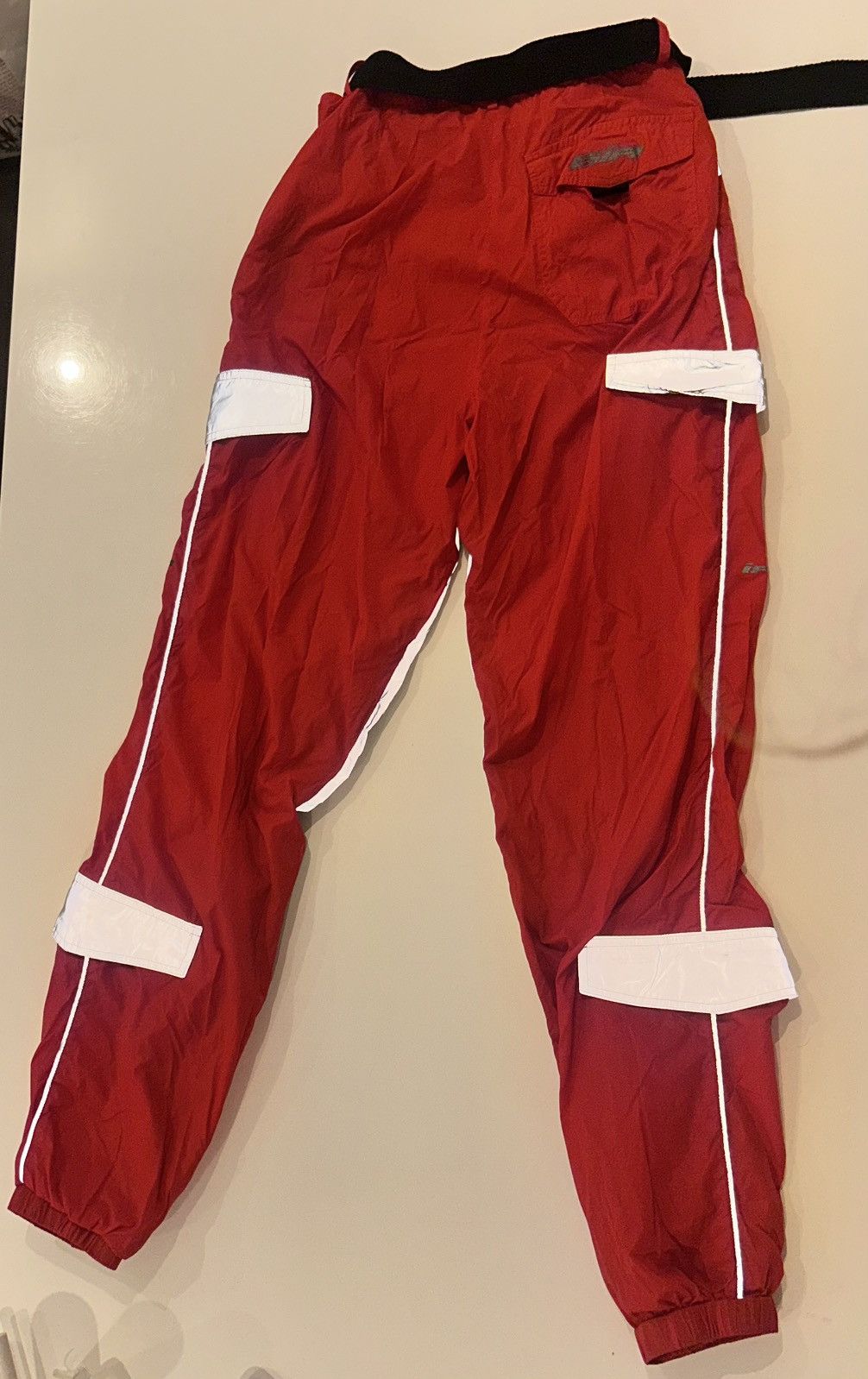 I.AM.GIA I.AM.GIA Red & Silver Reflective Pants (Medium) Size 30" / US 8 / IT 44 - 7 Thumbnail