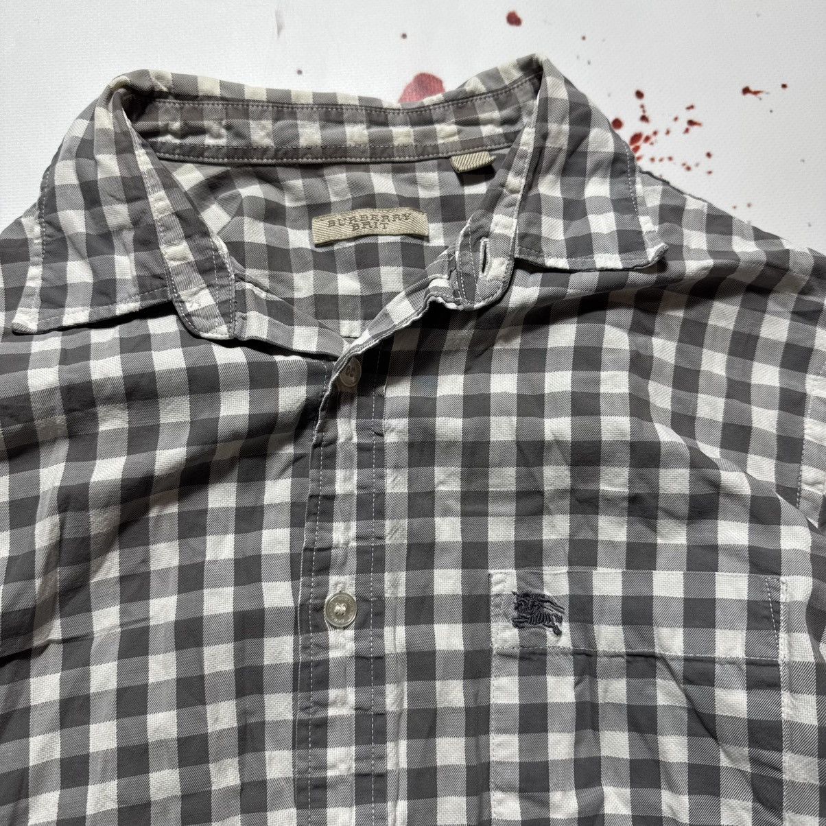 Burberry × Vintage vintage barberry brit shirt branded plaid with logo Size US M / EU 48-50 / 2 - 3 Thumbnail